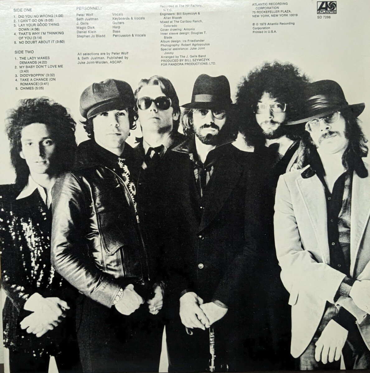Ladies Invited】(1973) The J. Geils Band ポップになった
