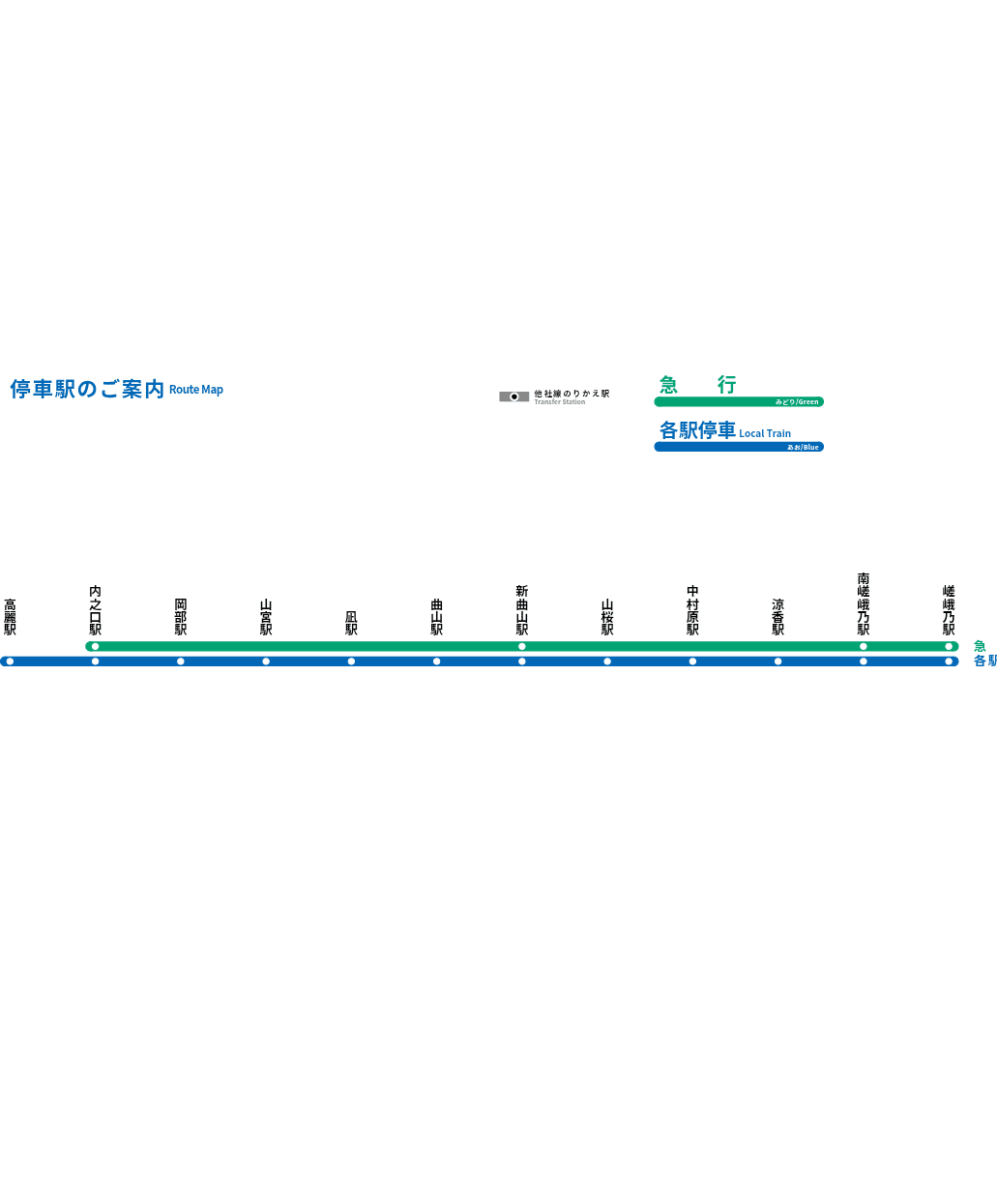 鉄道路線図 ロサンゼルス鉄道路線図