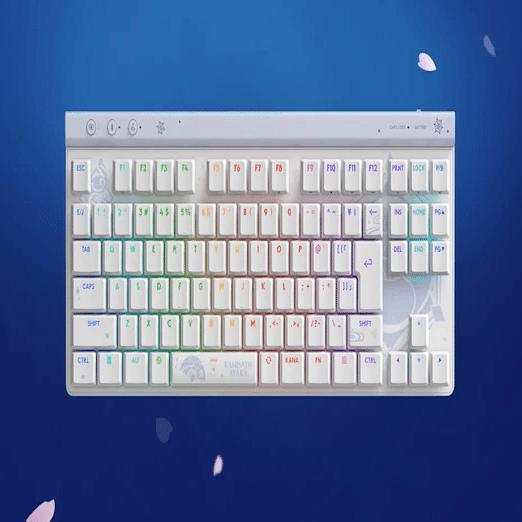 □Logicool×原神 公式コラボ 神里綾華｜キーボード ヘッドセット他｜10