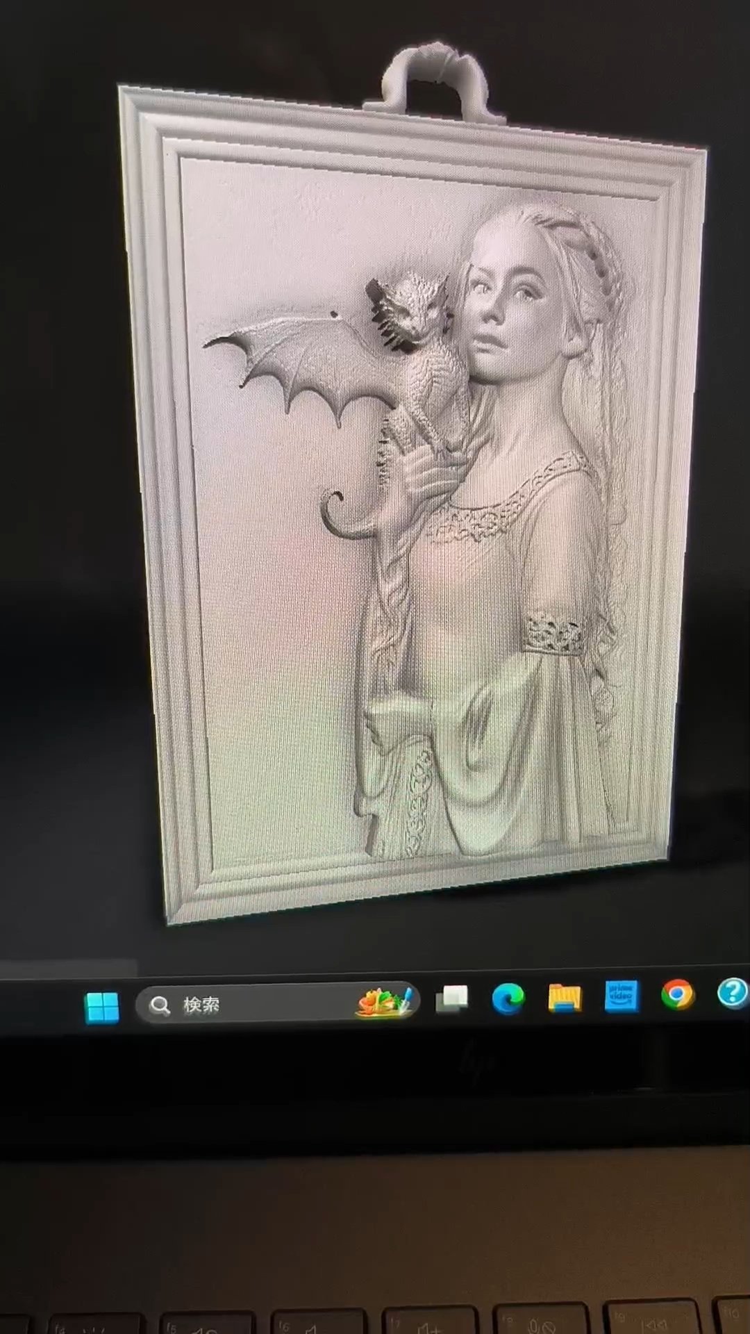 らぼ日記 #2】AIが描いた絵が飛び出す！？3Dプリンターで彫刻レリーフ