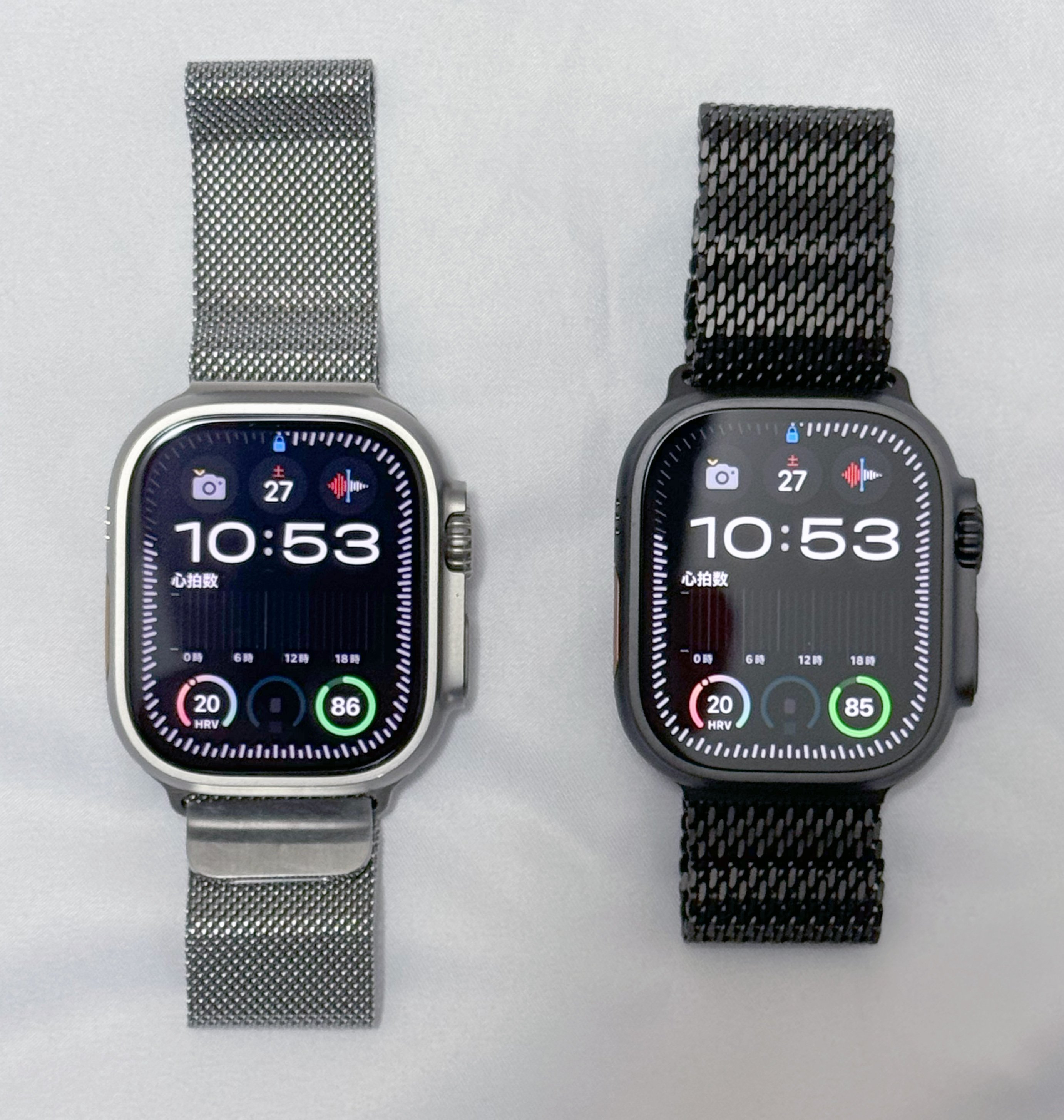 Apple Watch Ultra 3 ブラックチタニウム｜あふれる