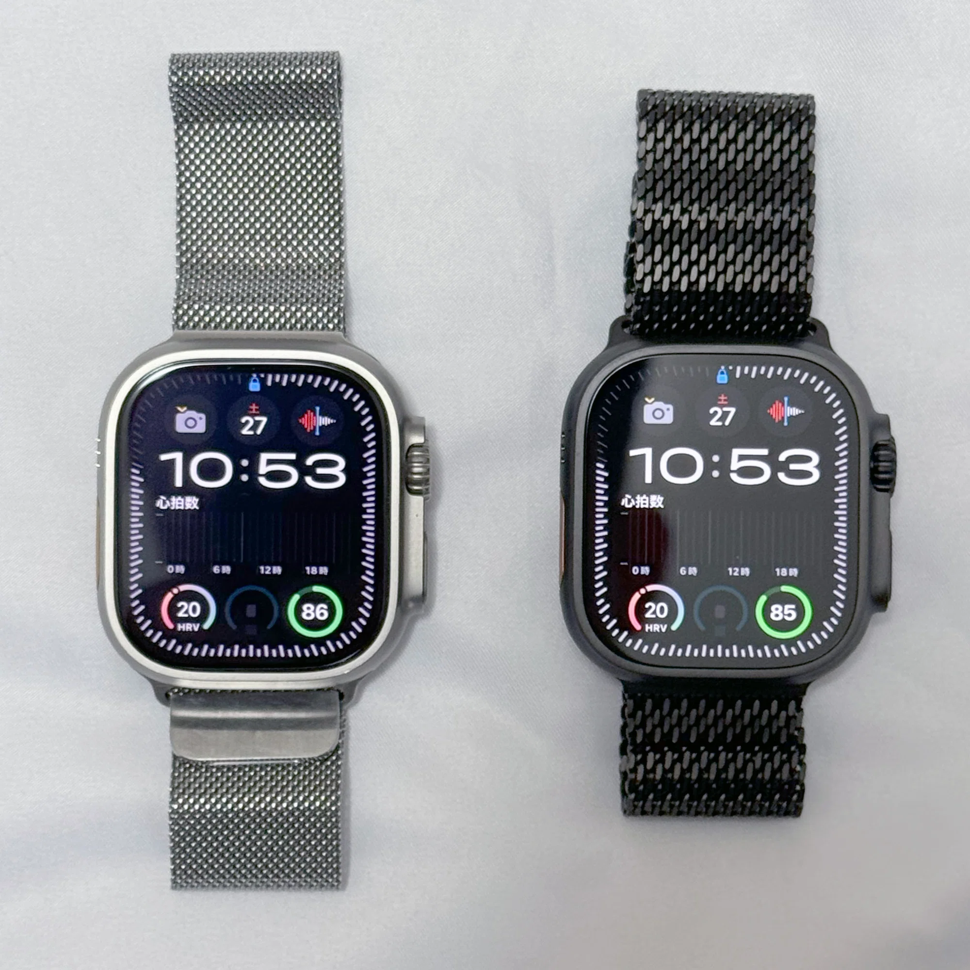 Apple Watch Ultra 3 ブラックチタニウム｜あふれる