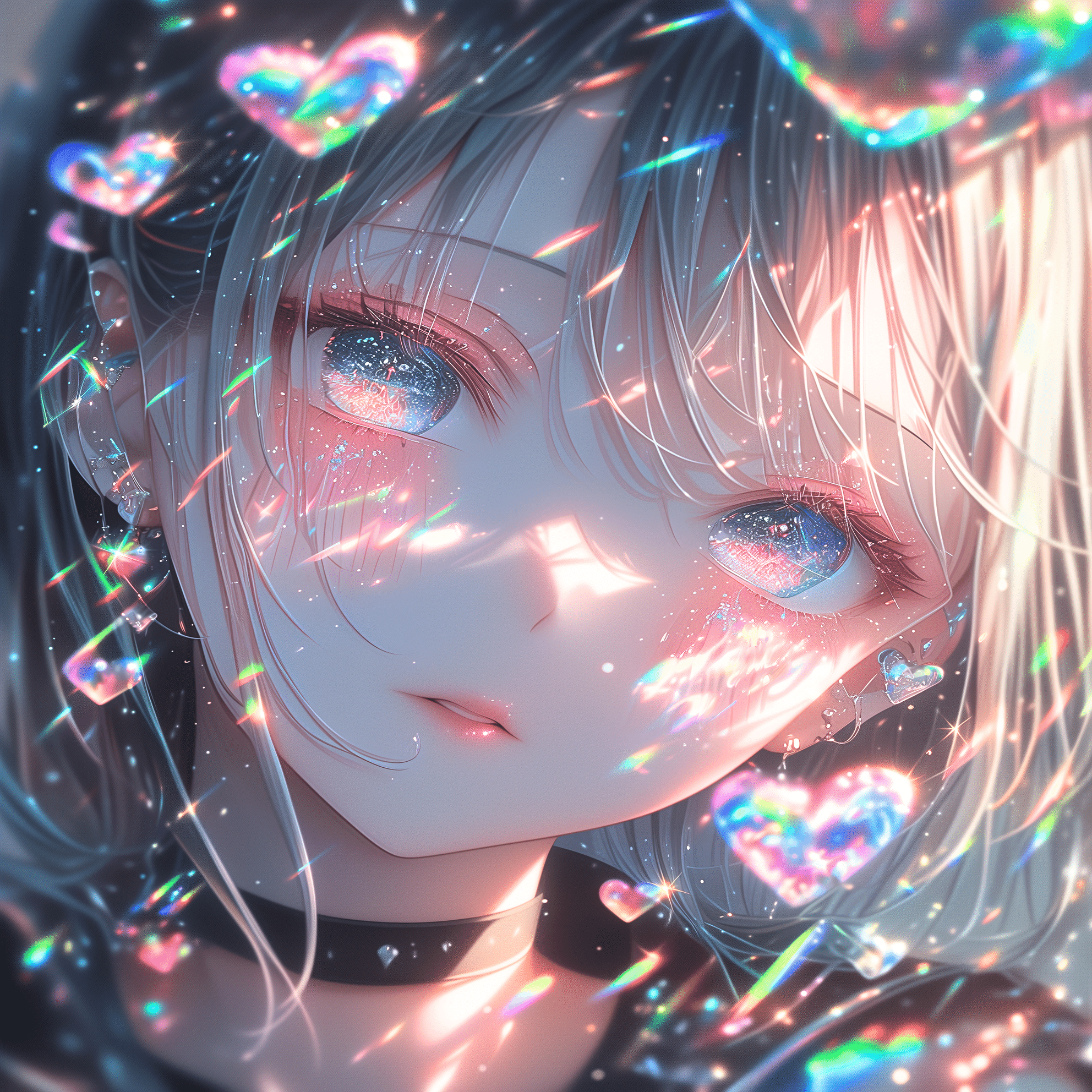 虹の欠片と、頬を撫でるような嘘と【画像生成AI＋4コマ漫画】｜Alpaka