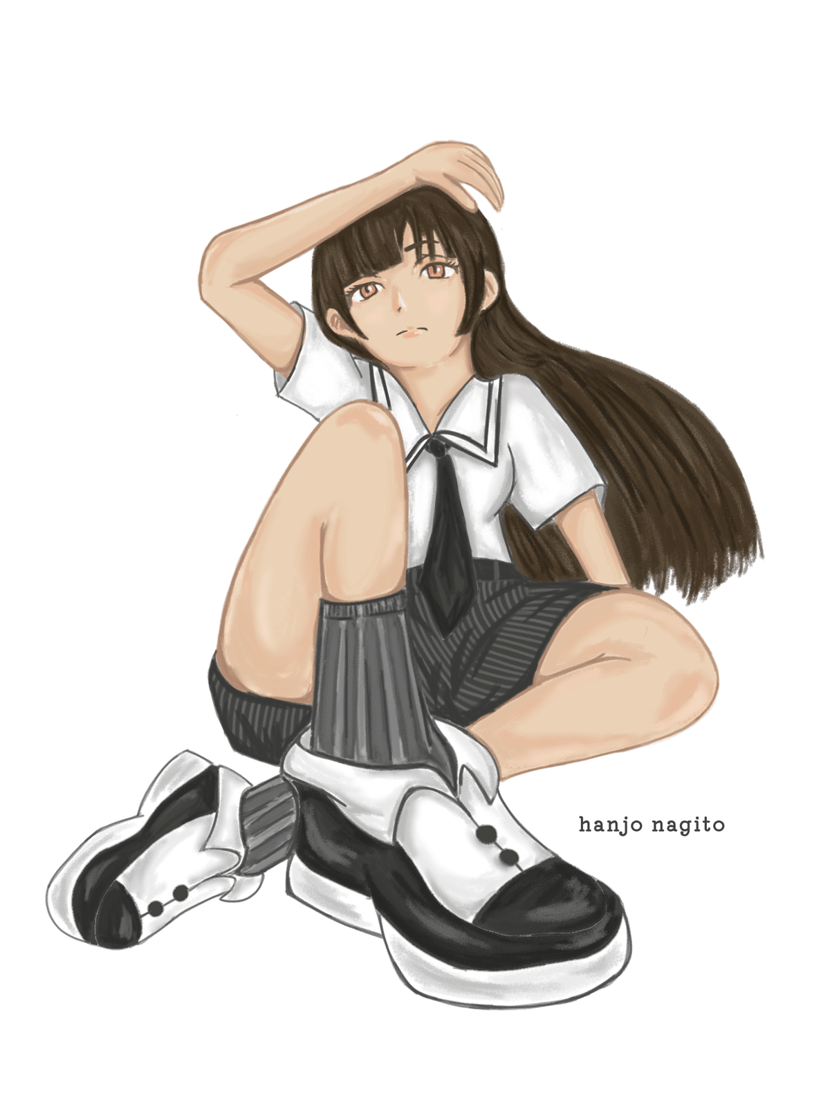 ◇金色の午後◇手描きイラスト 同人手描きイラスト☆艦これ☆艦隊これくしょん☆時雨☆水着