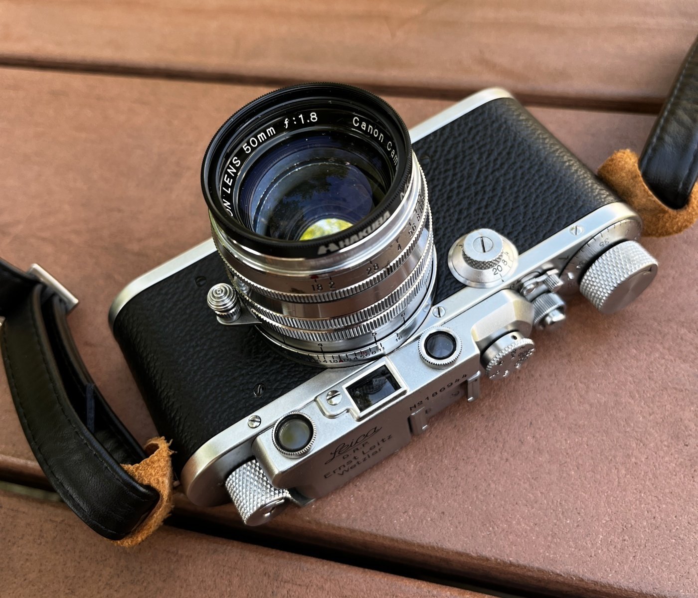 バルナックライカ　IIIa 42．デンマークから渡ってきたバルナックライカ － LEICA IIIa