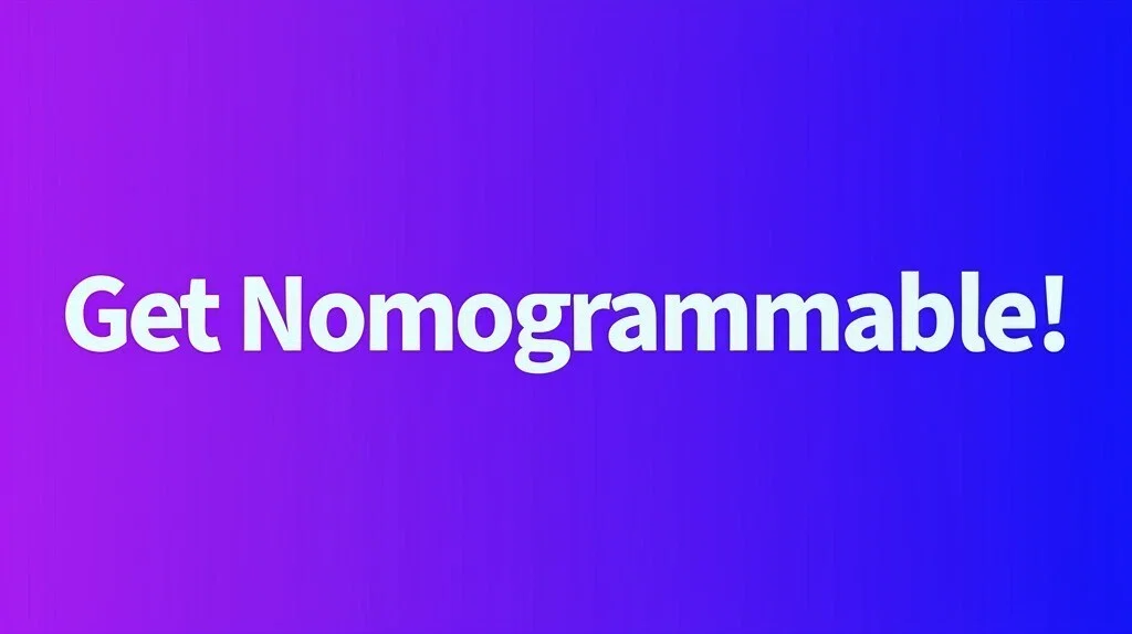 Get Nomogrammable!