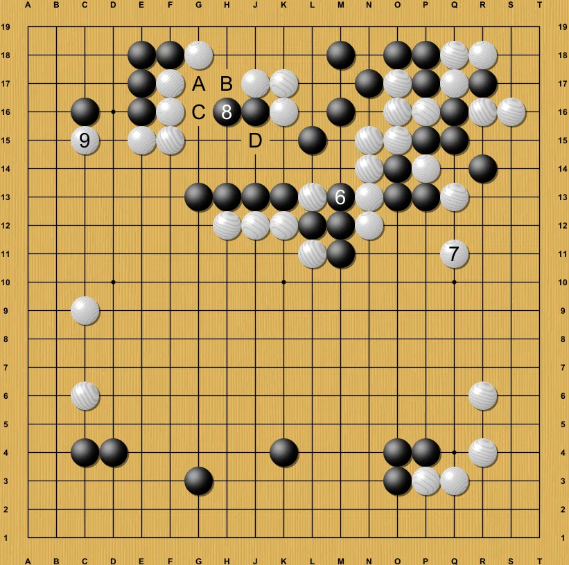 一瞬で主導権を握る戦いの手筋【囲碁AI・絶芸に学ぶ次の一手088
