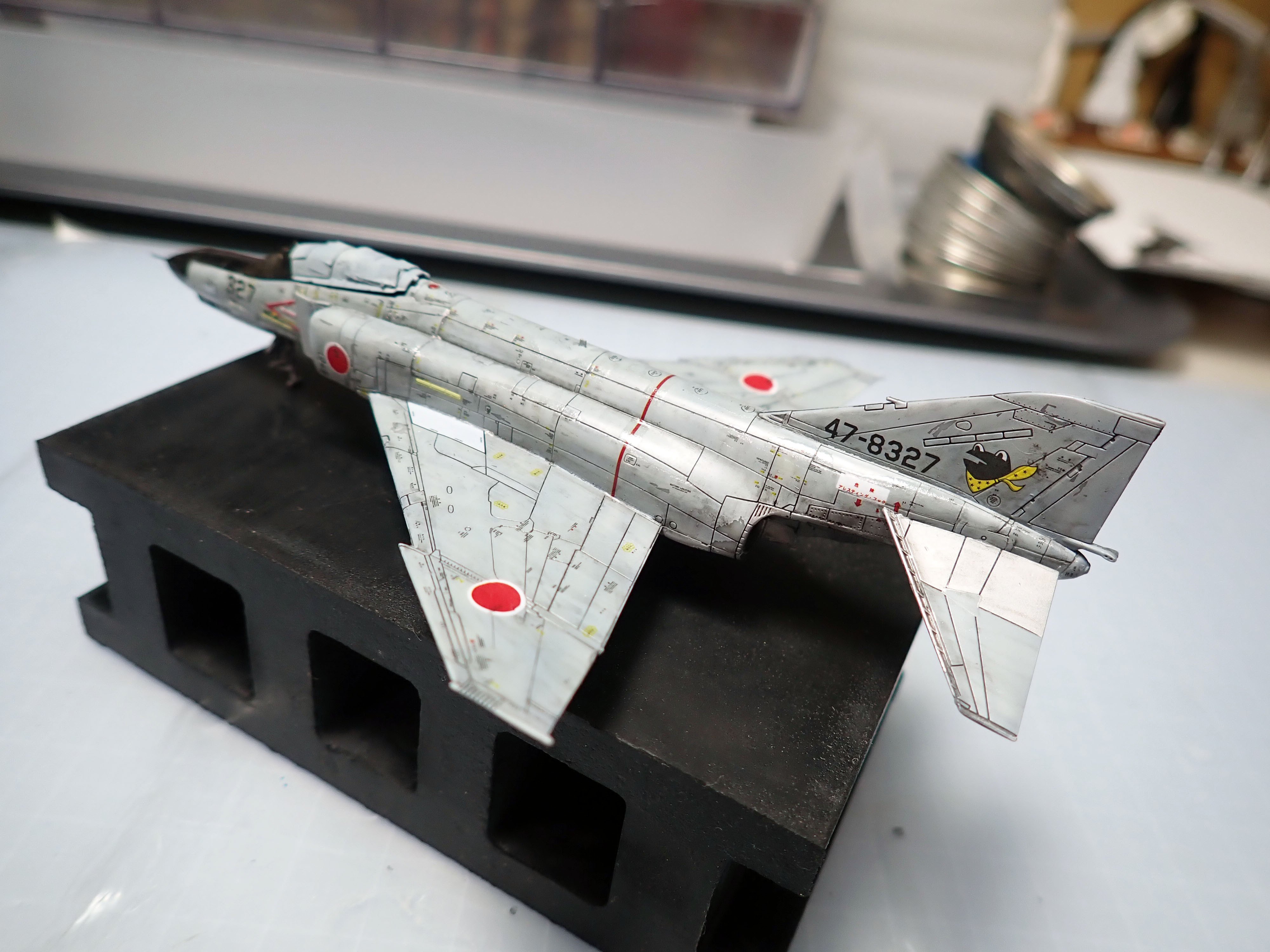 でっかい500円玉：1/144 技MIX F-4EJ ファントム｜積みプラで詰んだAKI