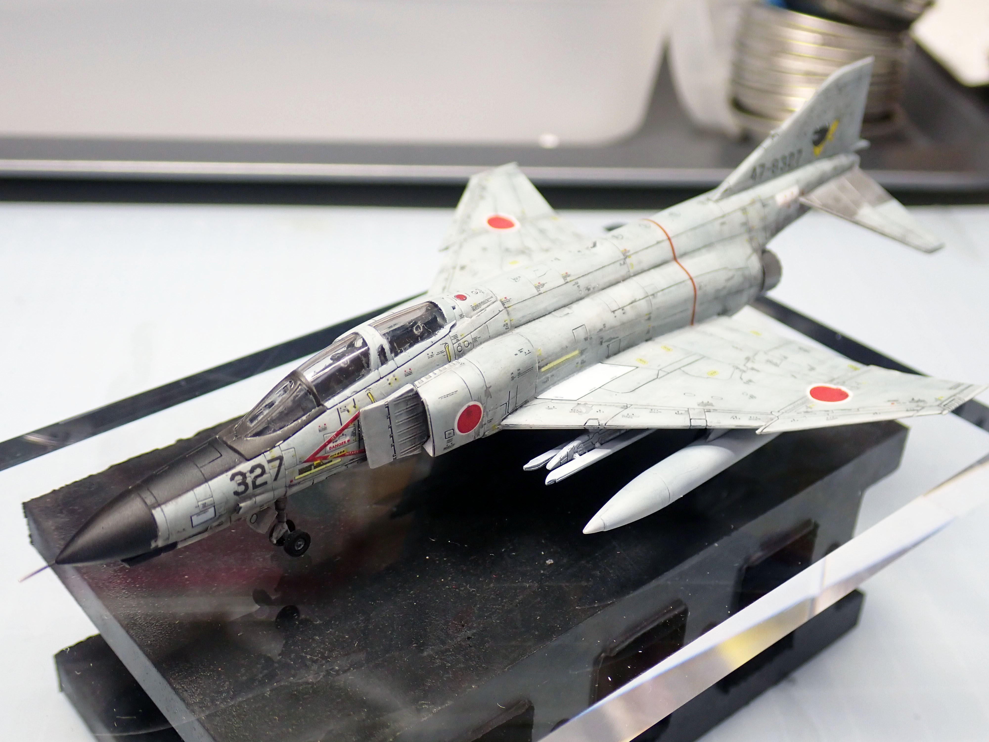 でっかい500円玉：1/144 技MIX F-4EJ ファントム｜積みプラで詰んだAKI