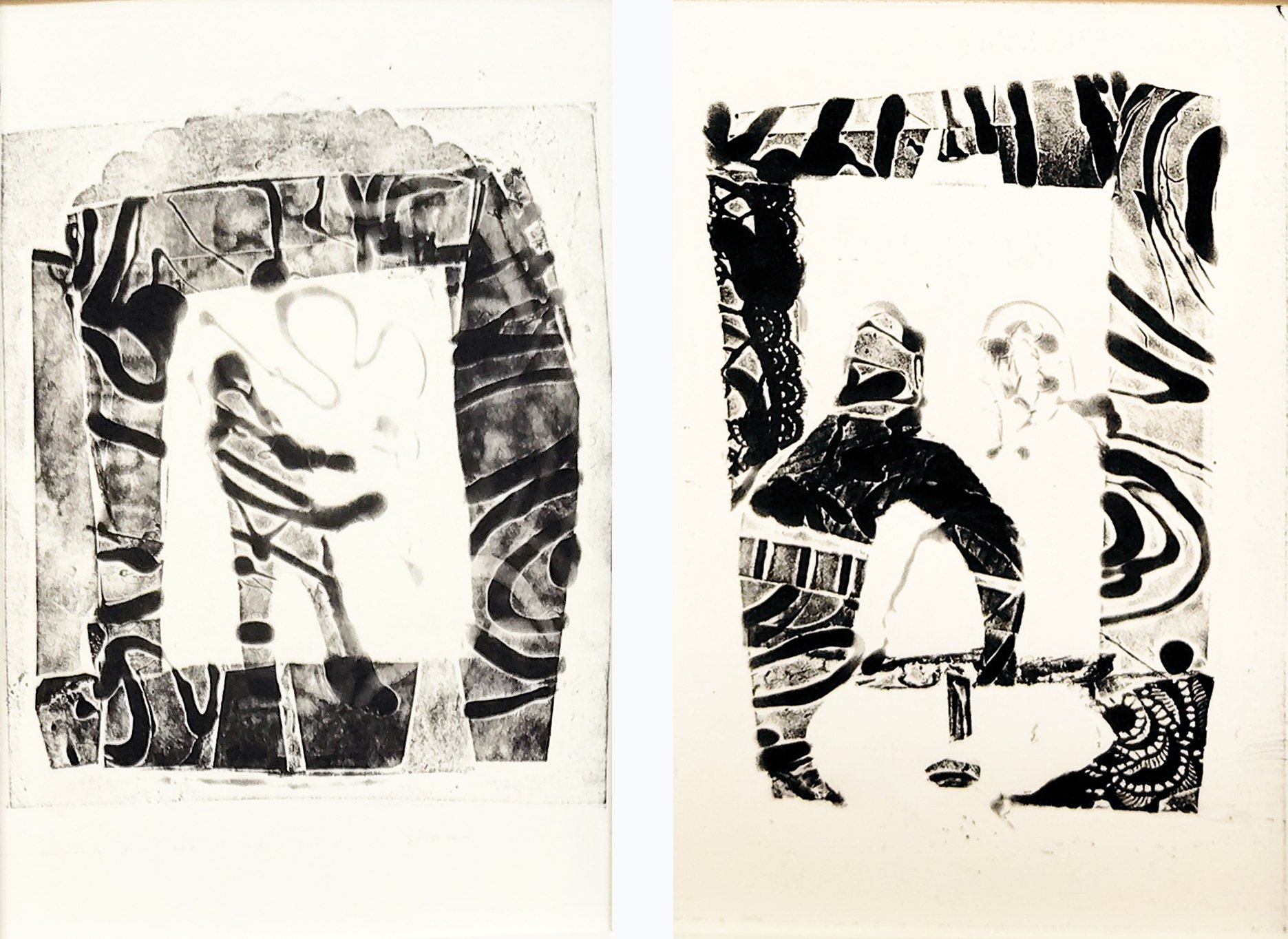 超大型銅版画（象の図幅160cm・高さ94cm）