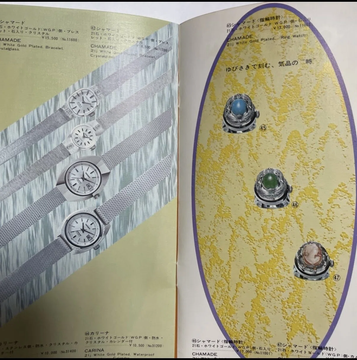 第192回 カメオ付きリングウォッチ｜kkclub