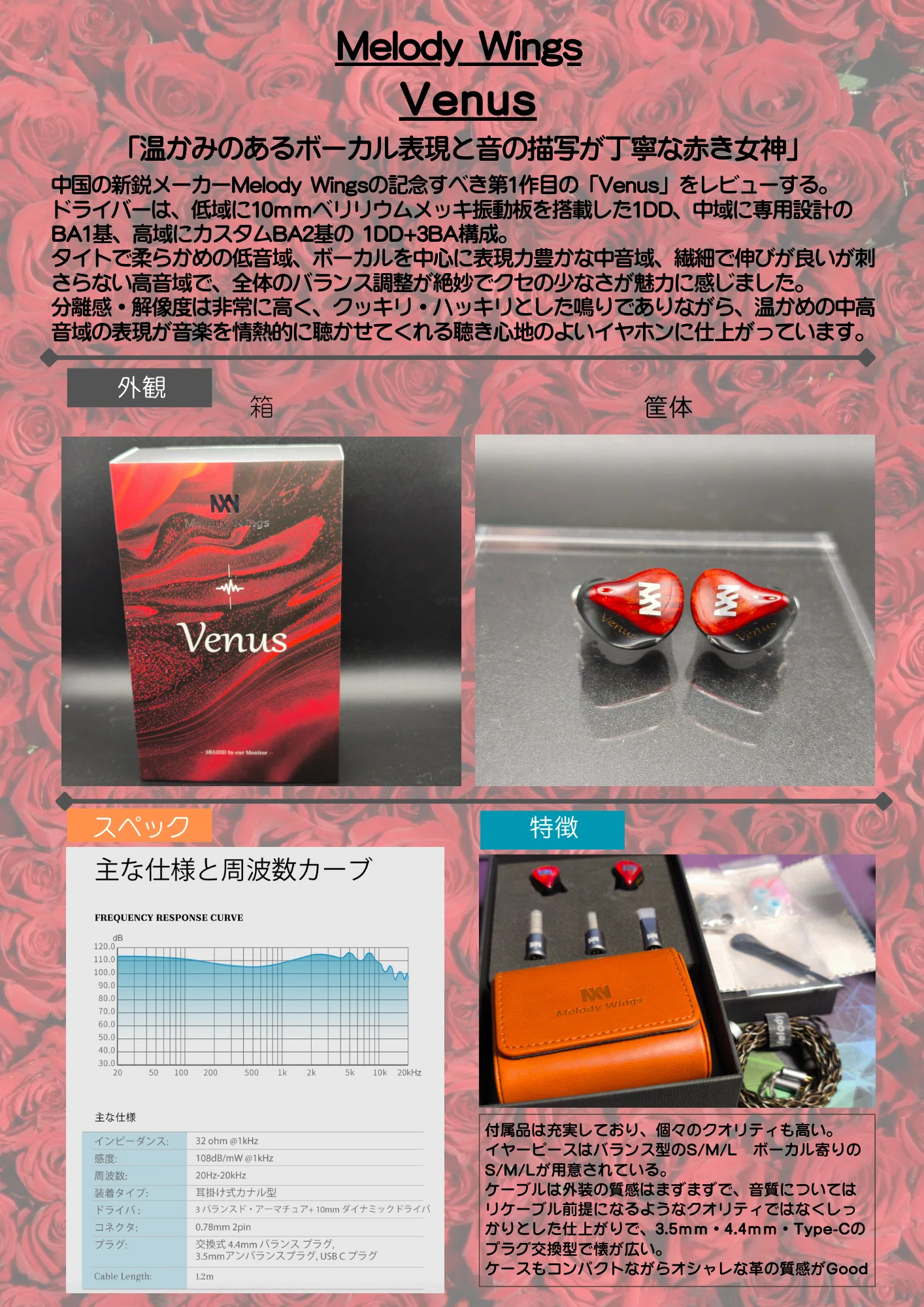 note版】Melody Wings Venus レビュー｜音のいろえんぴつ