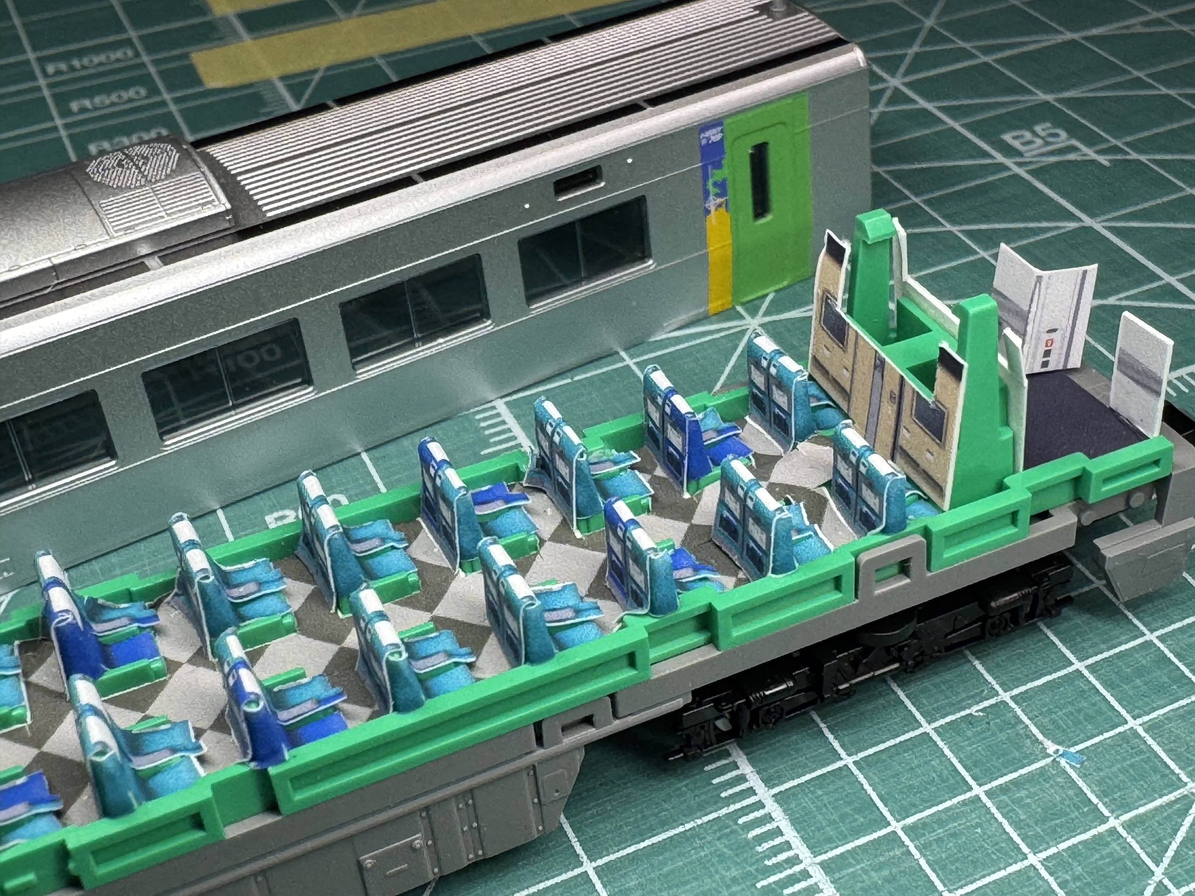 70001 スーパー白鳥3号車「サハ789-100」内装クラフトシート取付説明書