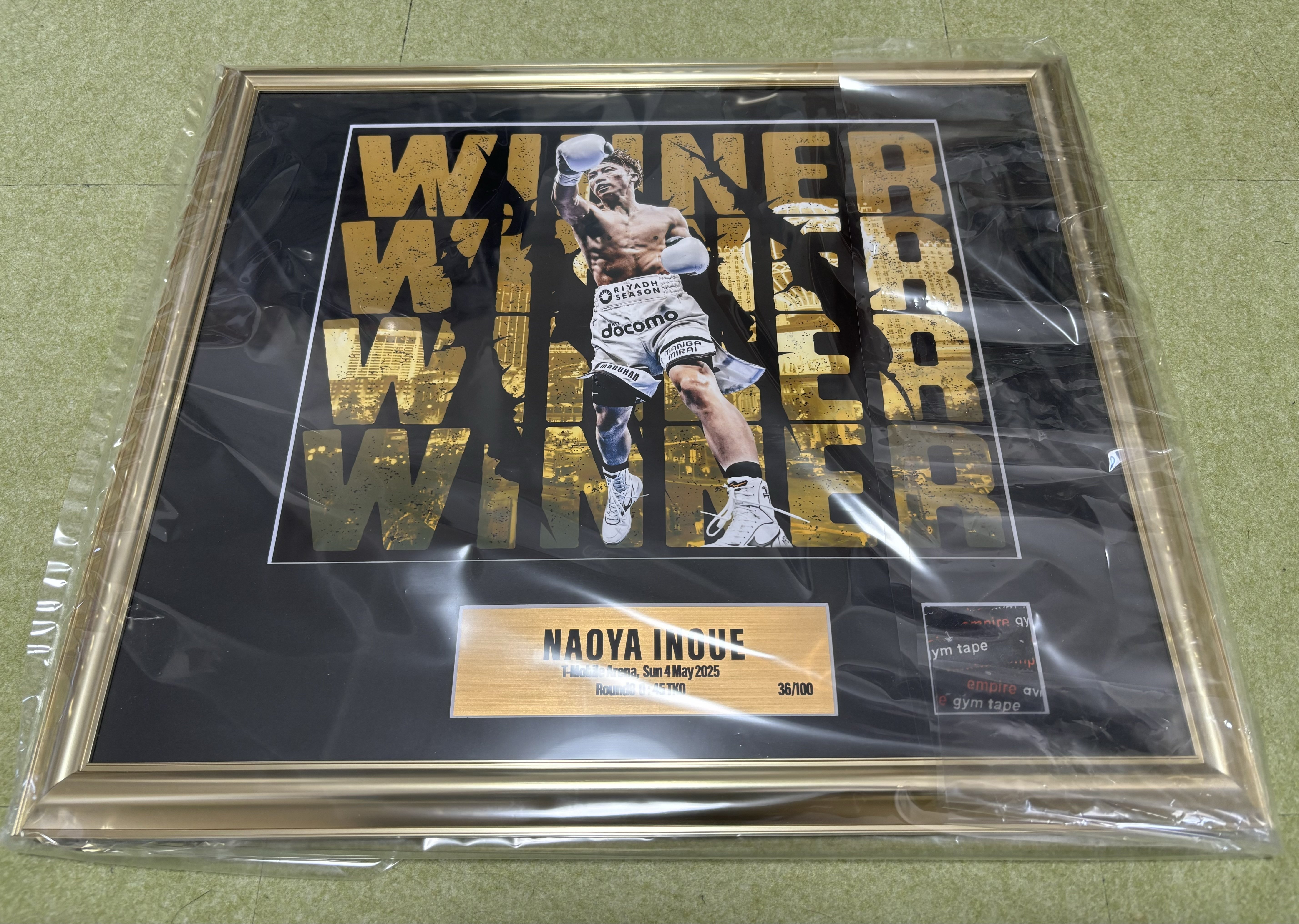 ご報告】井上尚弥選手の直筆サインに当選しました！｜知識の広場