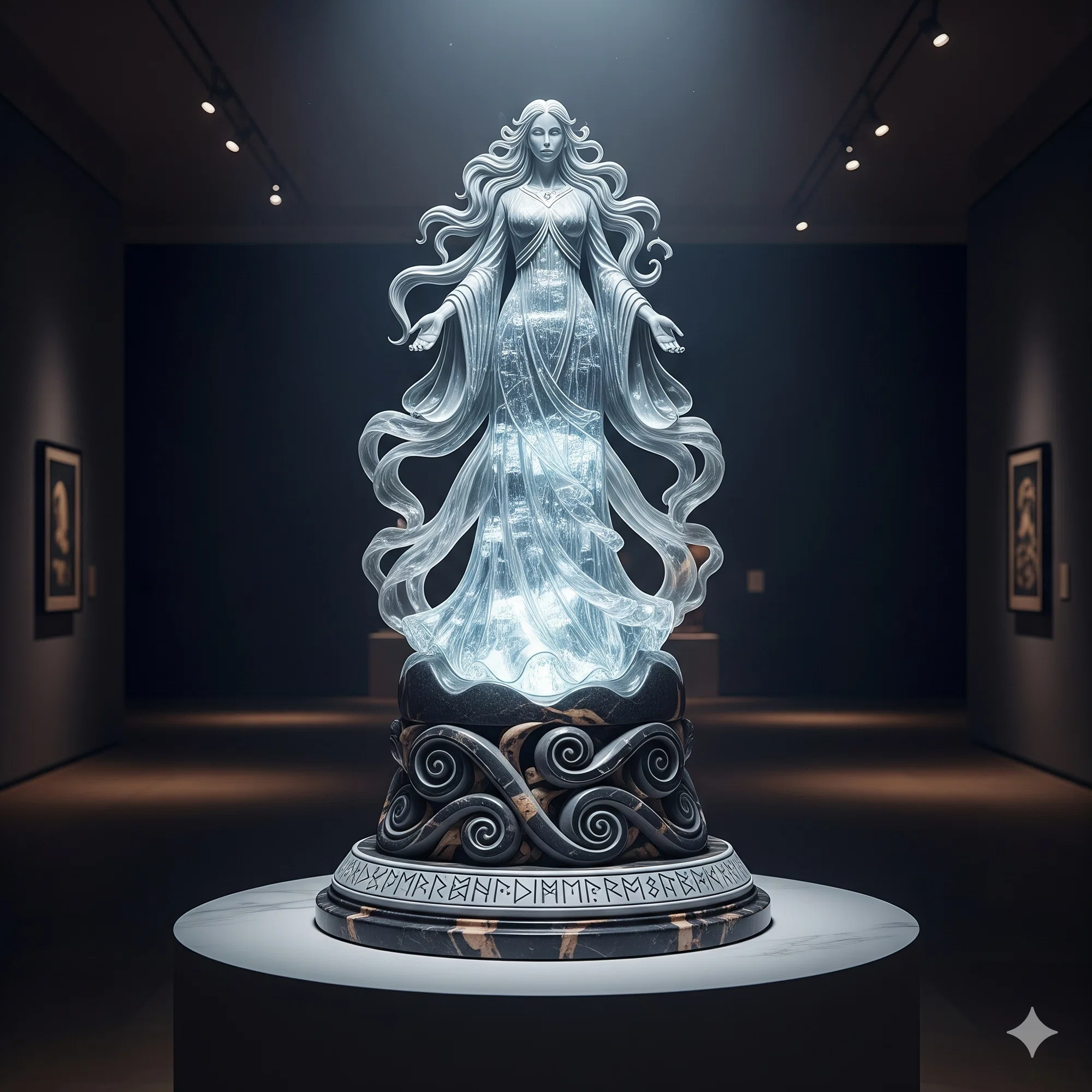 第56投稿目【AI画像生成】仮設オンラインアート画廊「女神の彫刻