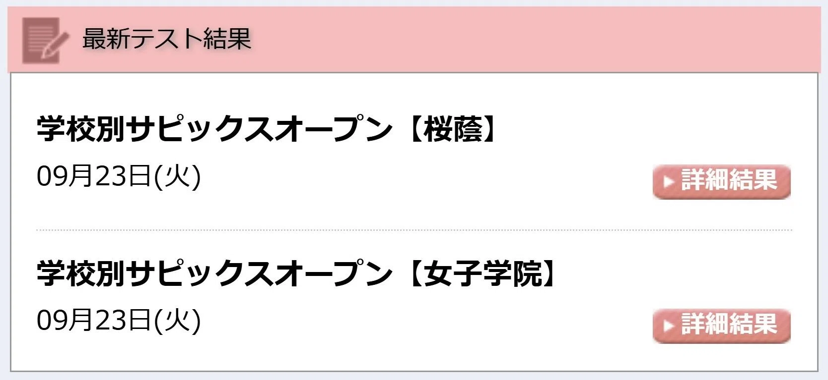 中学受験】第1回学校別サピックスオープンの結果が発表されました｜ち