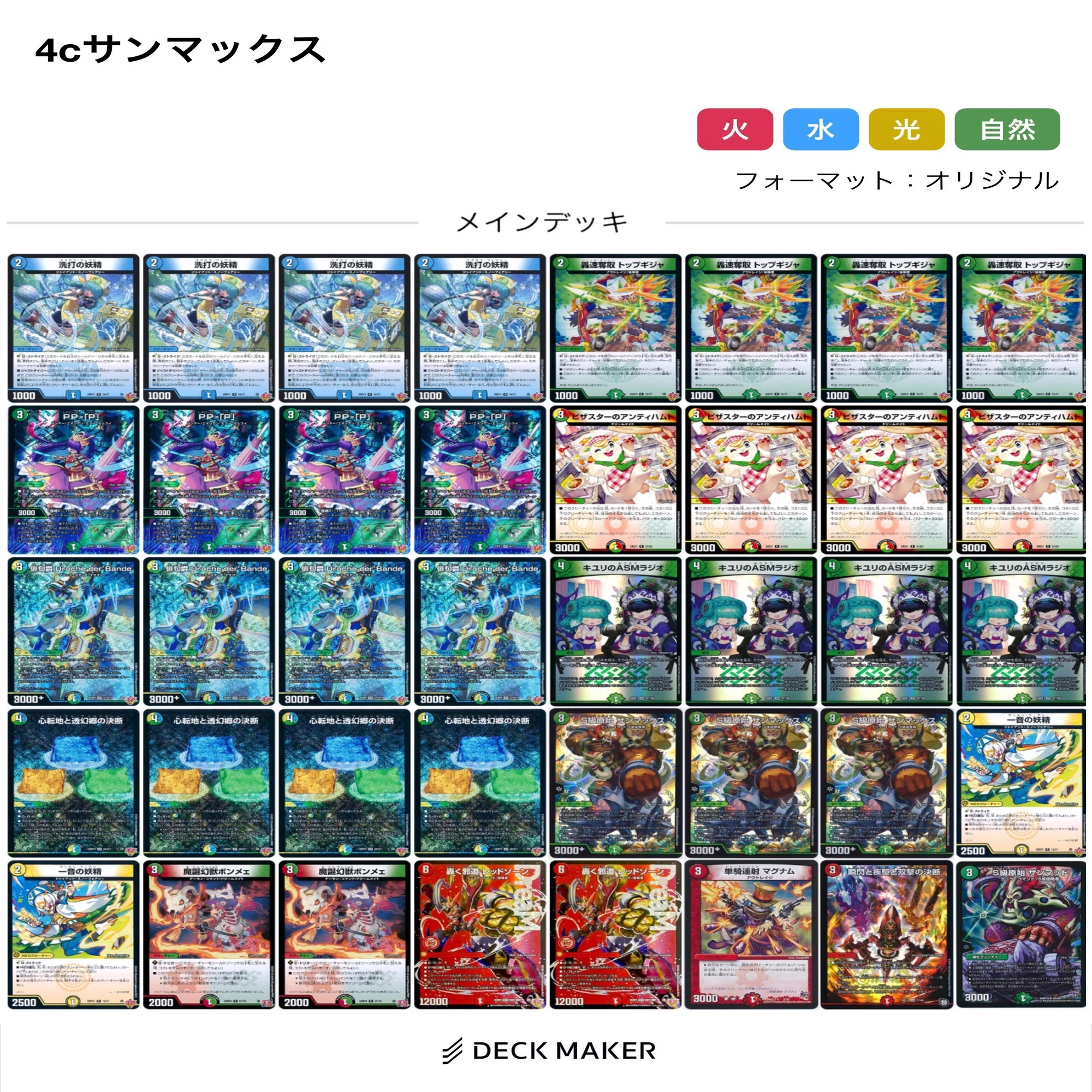 4cサンマックス【デッキ紹介】｜いづな