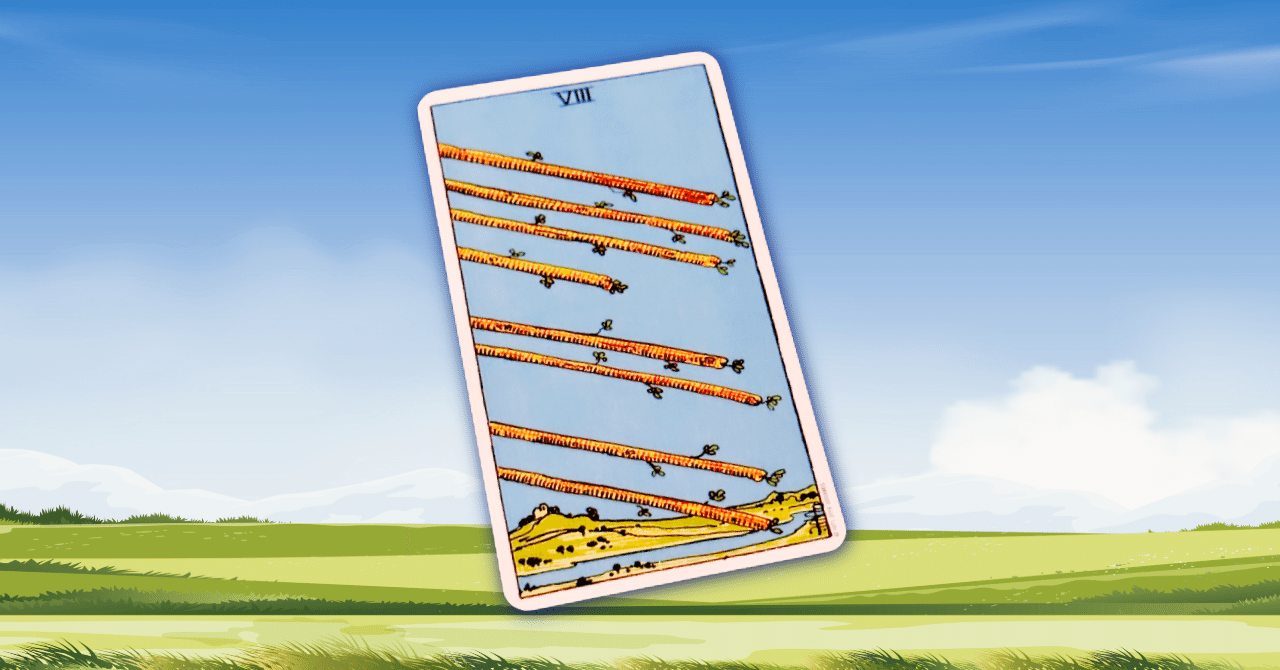 20250929 ワンドの8／タロットカードと所感｜Jugem(占い師とWeb