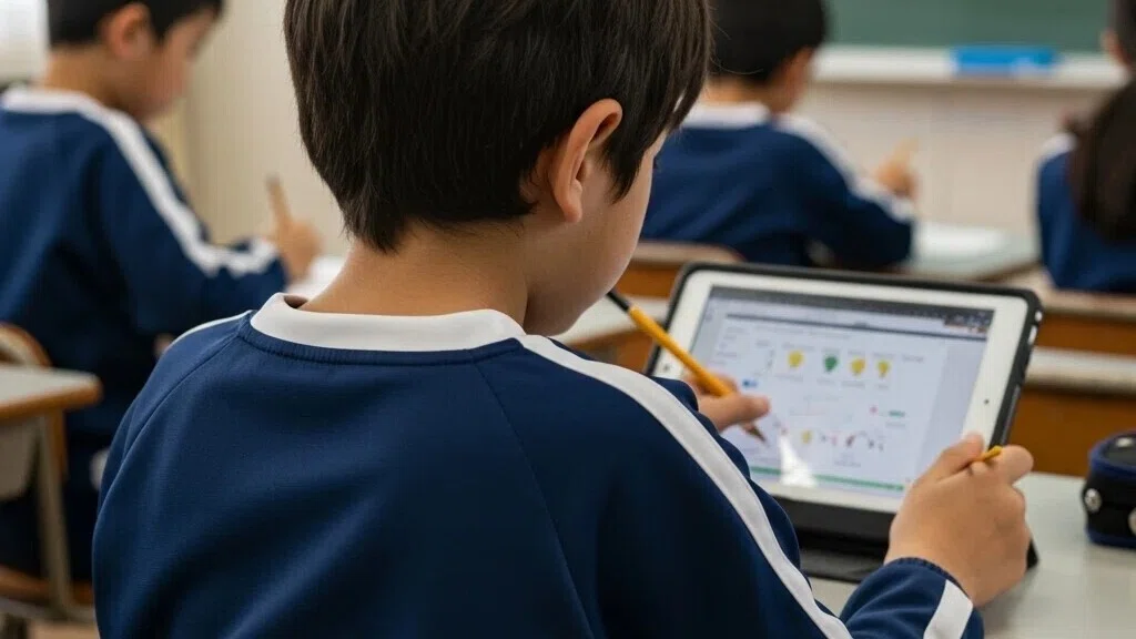 ICT教育 小学校 写真素材02