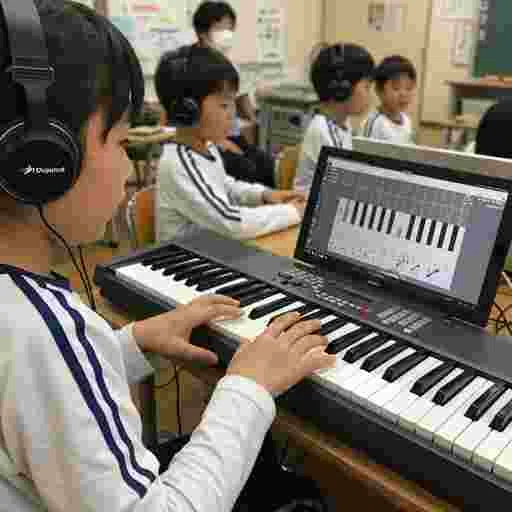 ICT教育 小学校 写真素材（サンプル）010