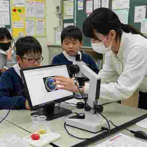 ICT教育 小学校 写真素材（サンプル）04