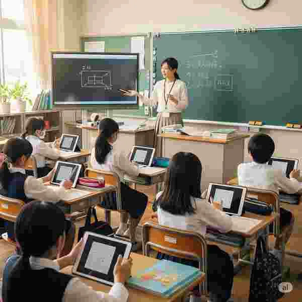 ICT教育 小学校 写真素材（サンプル）029