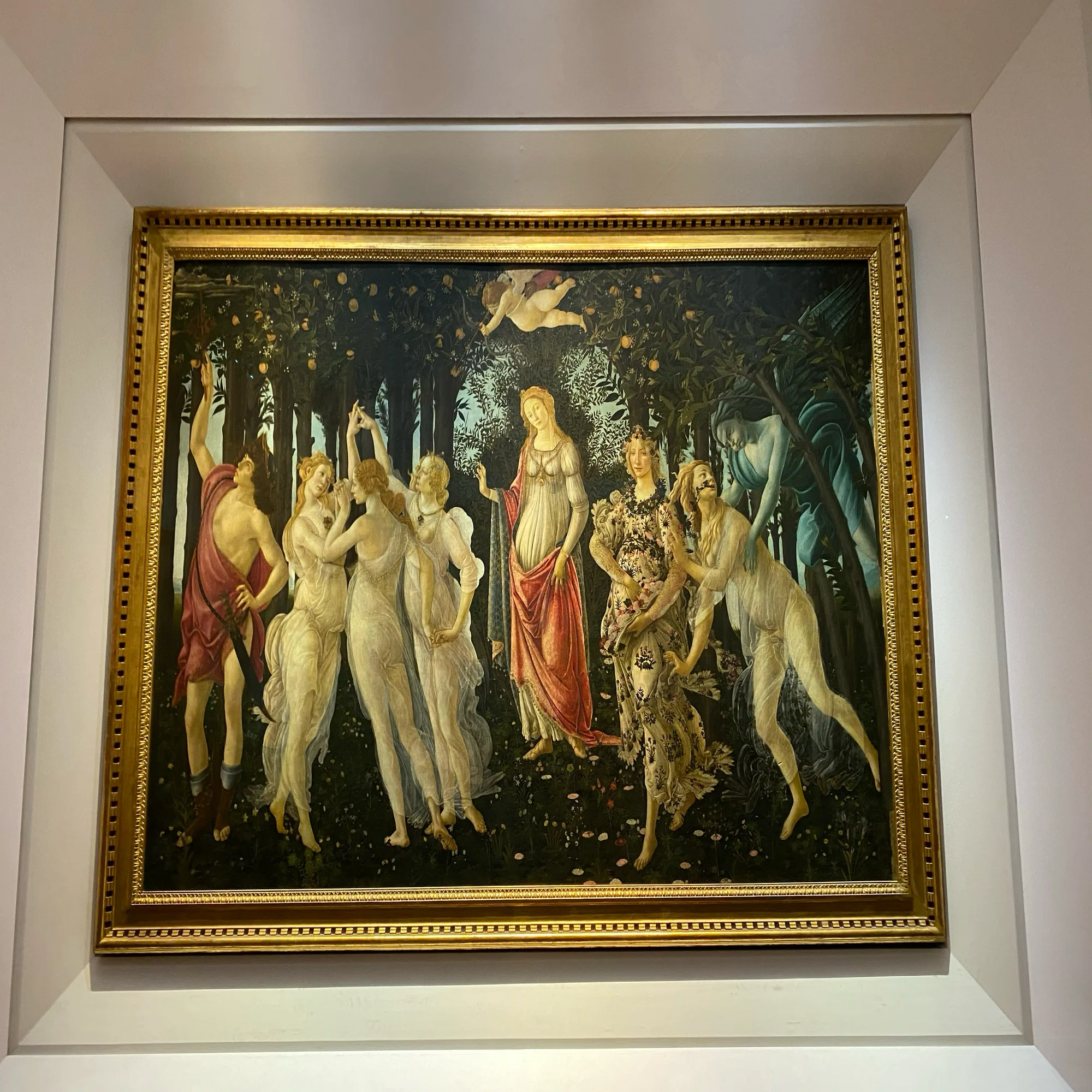 ウフィツィ美術館で、わりと豊富に存在した日本〜イタリア間のアート
