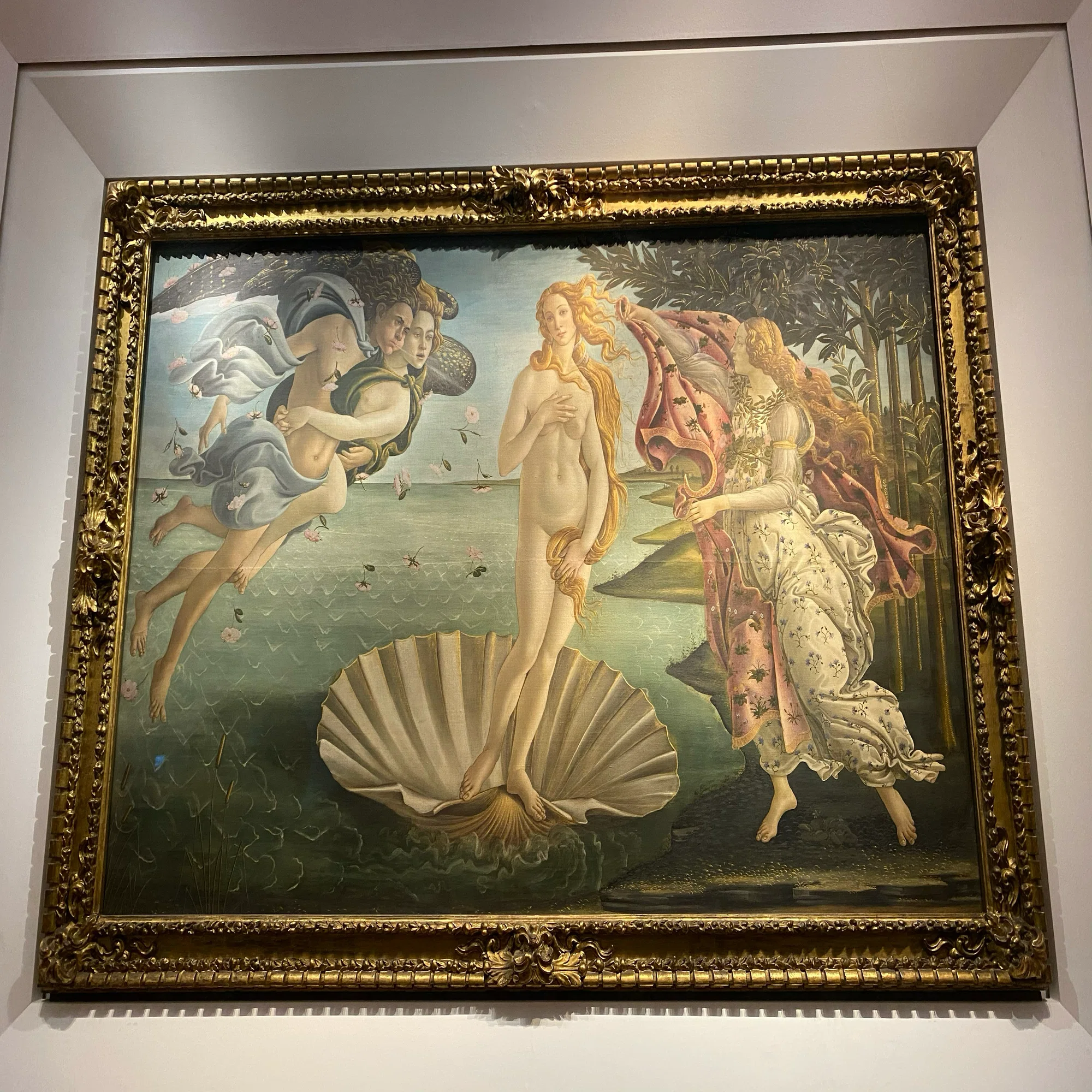ウフィツィ美術館で、わりと豊富に存在した日本〜イタリア間のアート 