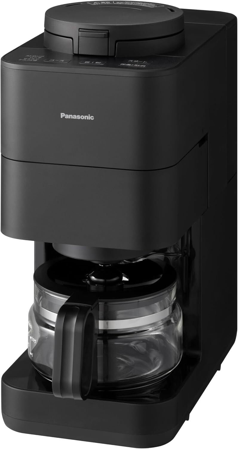 パナソニック★コーヒーメーカー Amazon | パナソニック コーヒーメーカー 全自動 ミル付き 沸騰