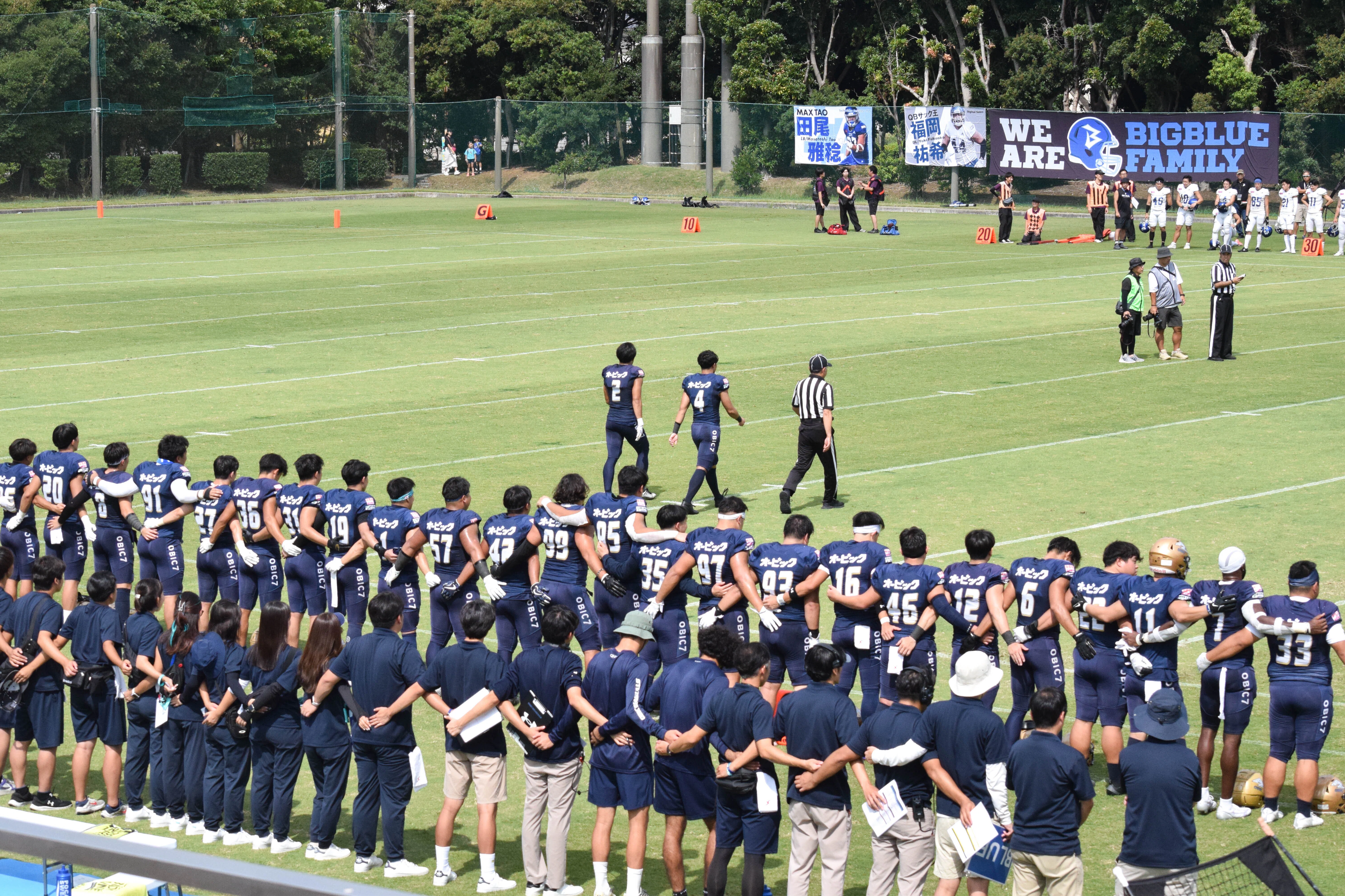 写真集】はじめてのアメフト観戦①〜試合前【オービック vs IBM