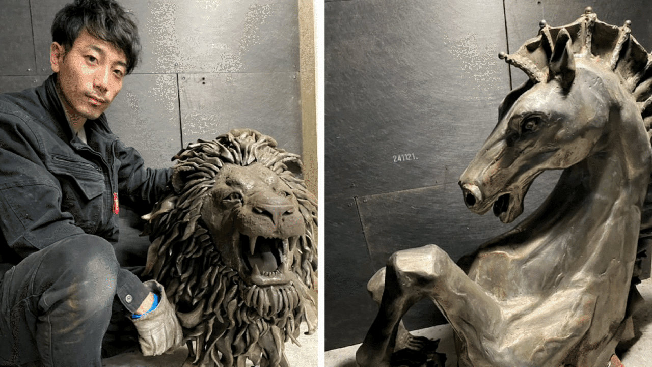 アートな鉄工所 「表現と製造」2種の溶接で作品に魂込める 溶接機1台 アートな鉄工所 「表現と製造」2種の溶接で作品に魂込める 溶接機1台