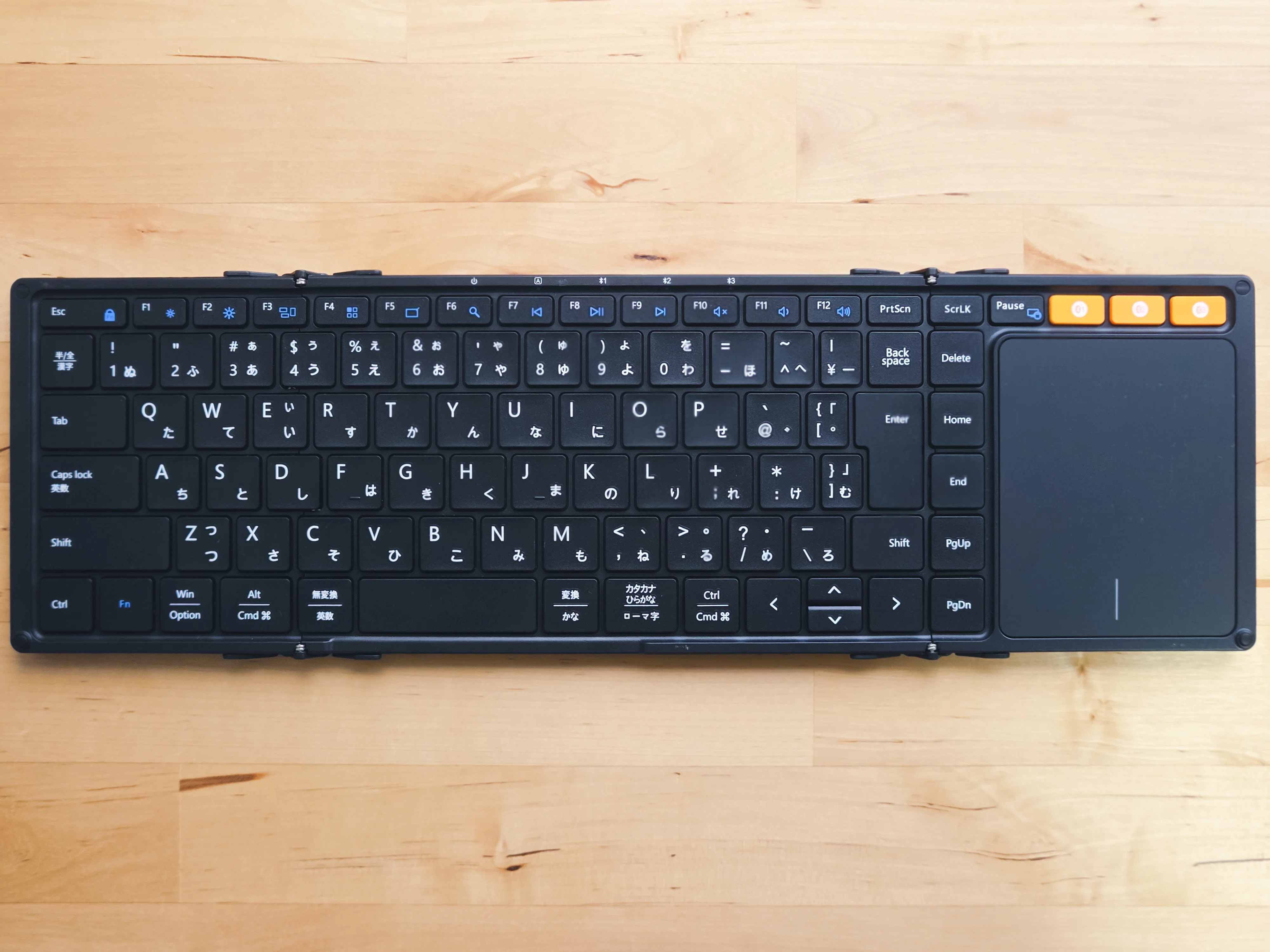 ProtoArc XK01 TP】タッチパッド付きの折りたたみキーボード｜EmuLog