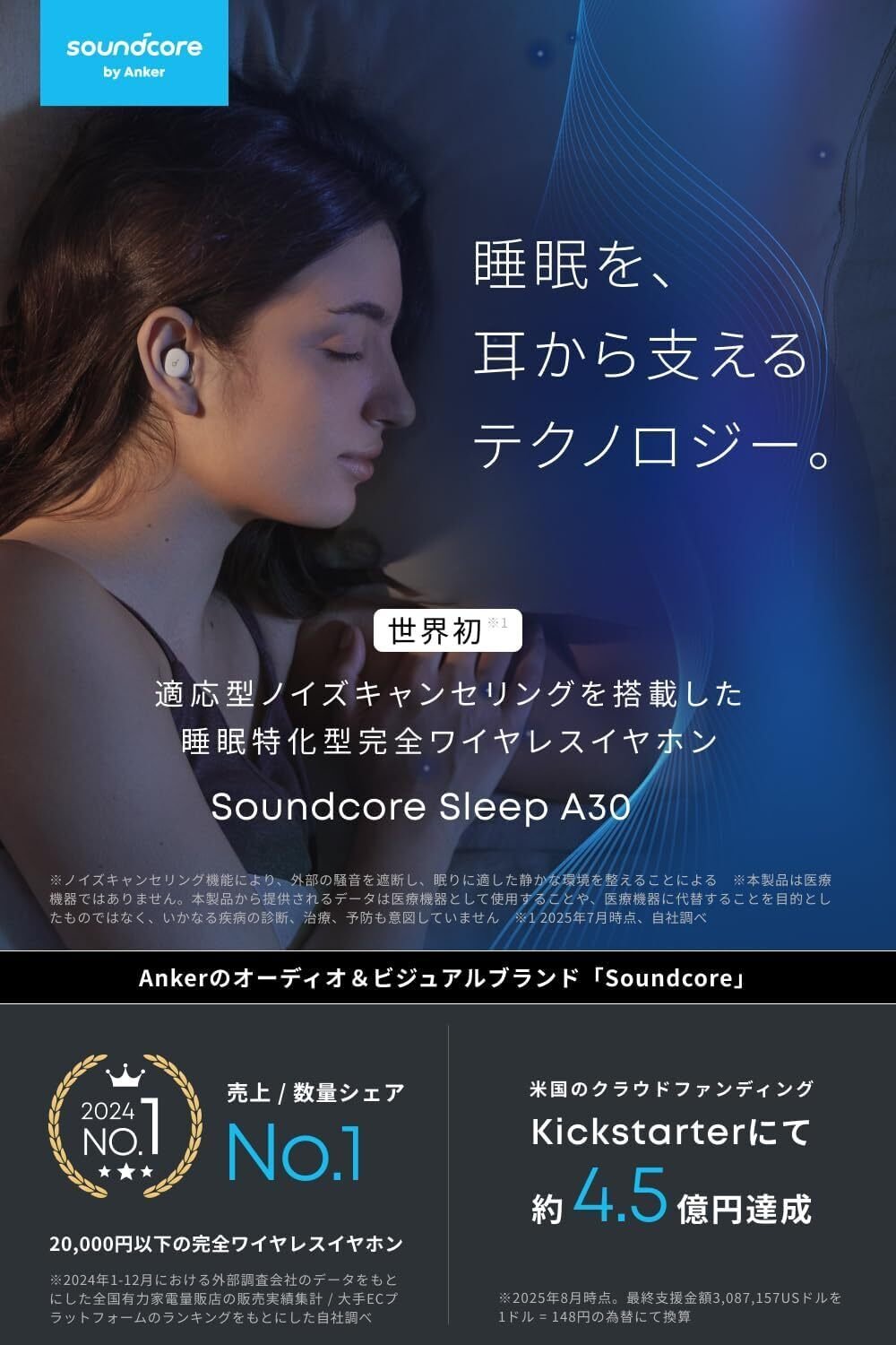 新着ギア〉 Anker Soundcore Sleep A30 — いびき対策と静寂を耳元に