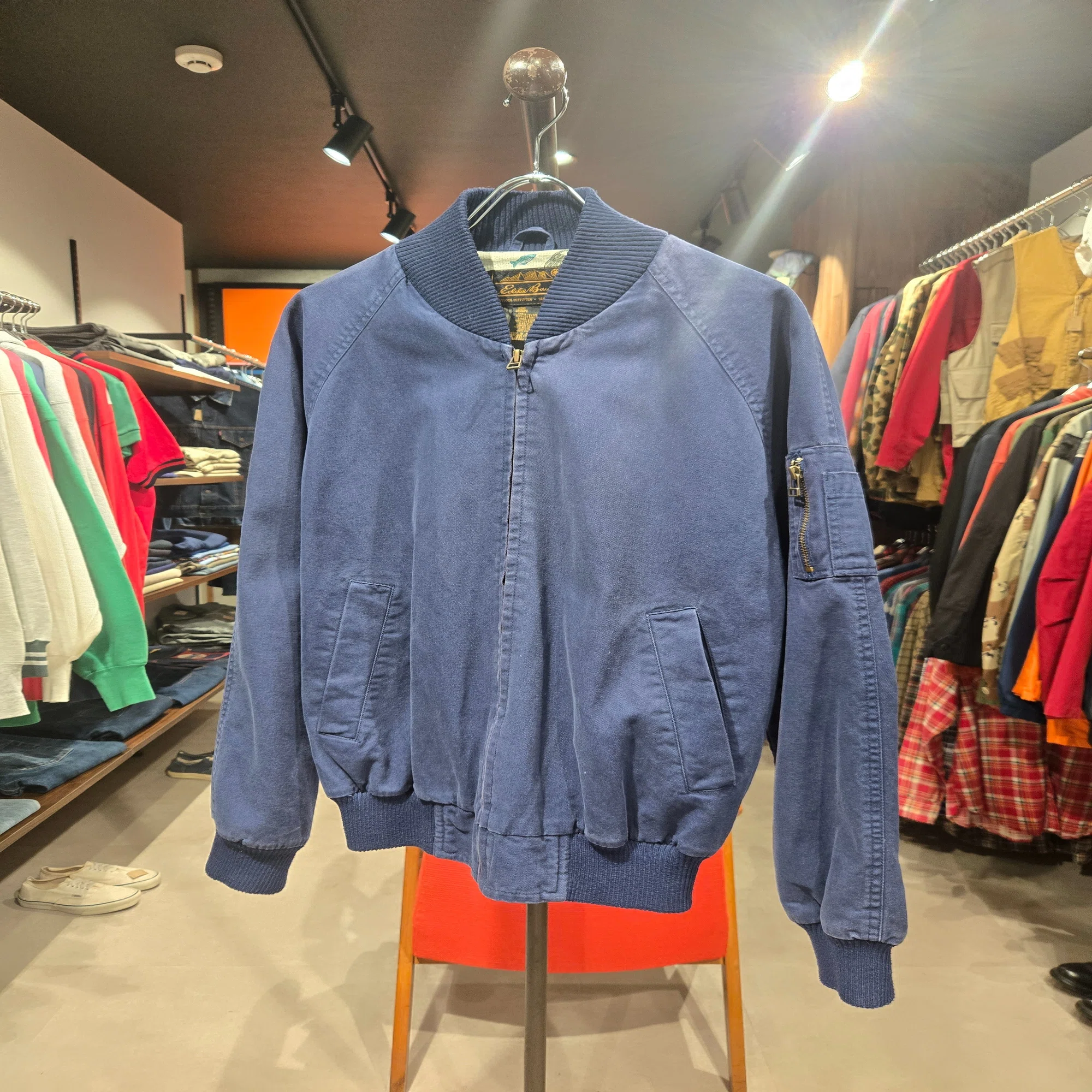 私的名作 Eddie Bauer MA-1 Type Jacket ｜小倉 古着屋 Border Line