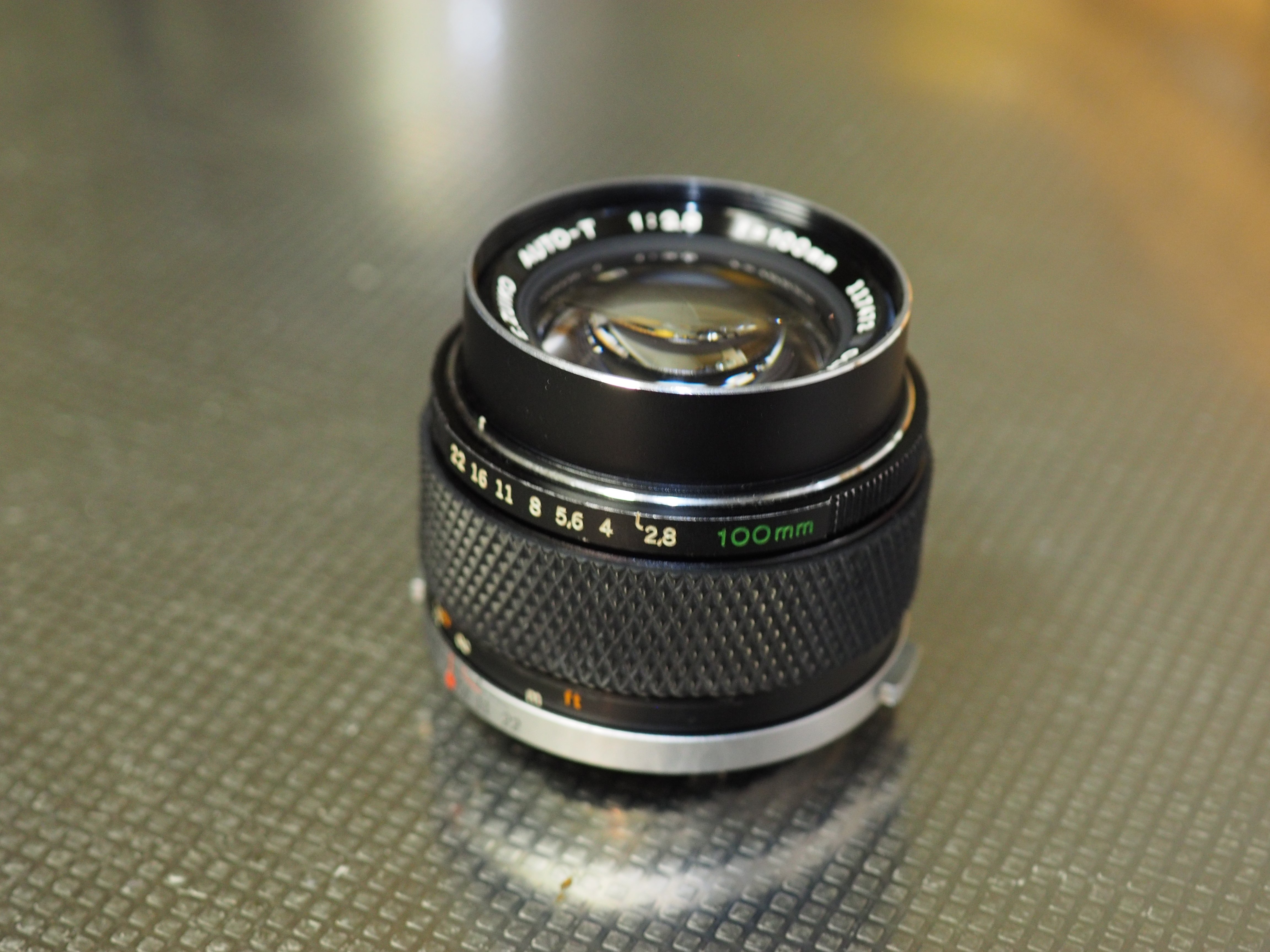 E.ZUIKO AUTO-T 100mm f2.8 オリンパス中望遠レンズ Olympus E.Zuiko Auto-T 100mm F2.8 修理記録 – レンズ修理なら