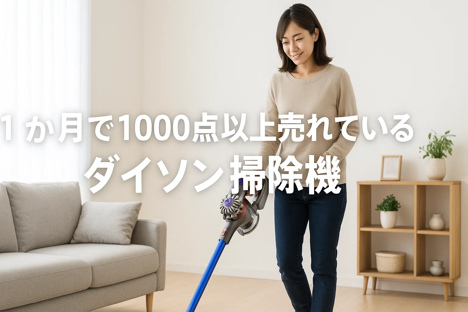 過去1か月で1000点以上も売れてる！ダイソンのコードレス掃除機が今 