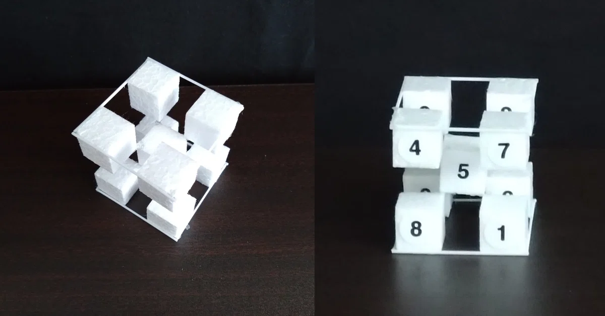 丸山修寛先生制作】数字魔方陣×カタカムナの叡智が融合！奇跡の立体