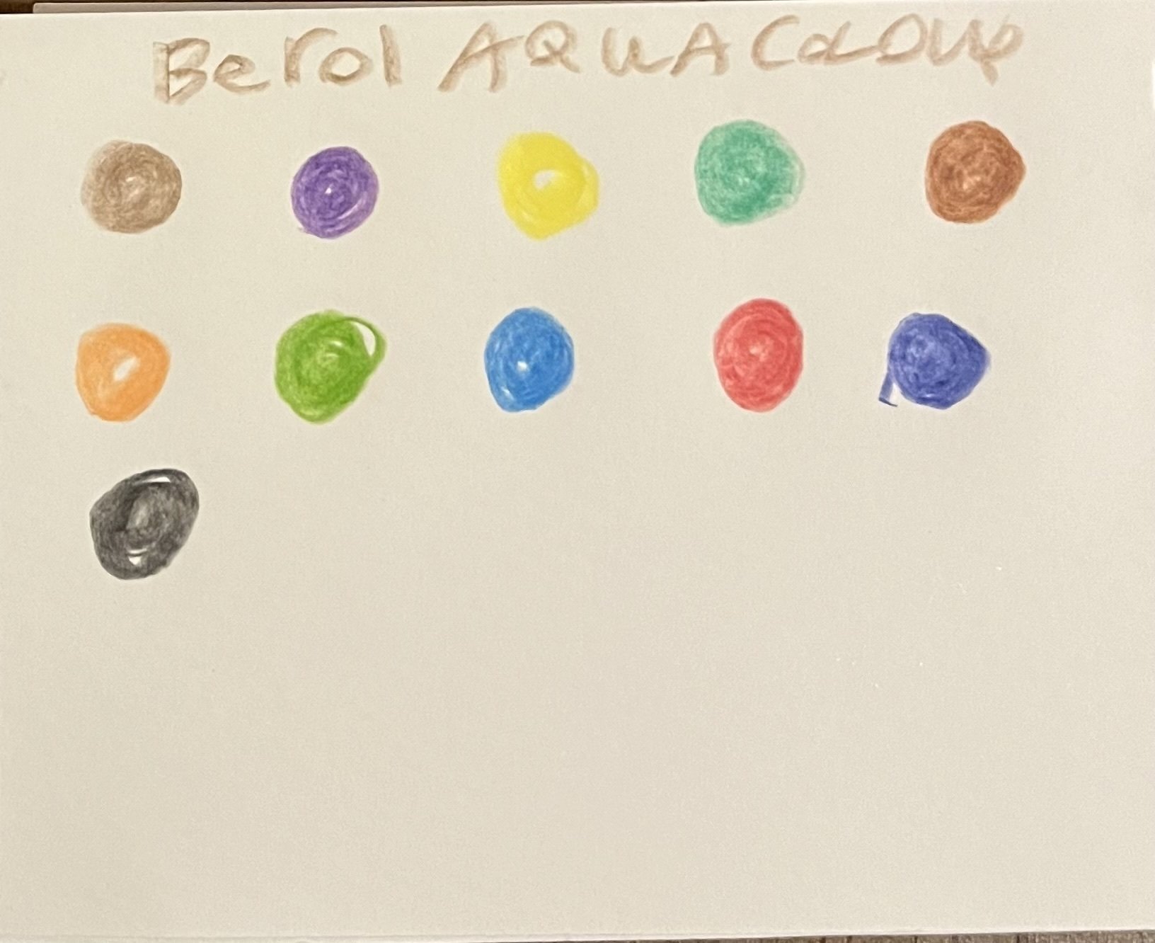 Berol 色鉛筆 画材レビュー】少し残念だったBerolの水彩色鉛筆｜小林アカリ（偽）