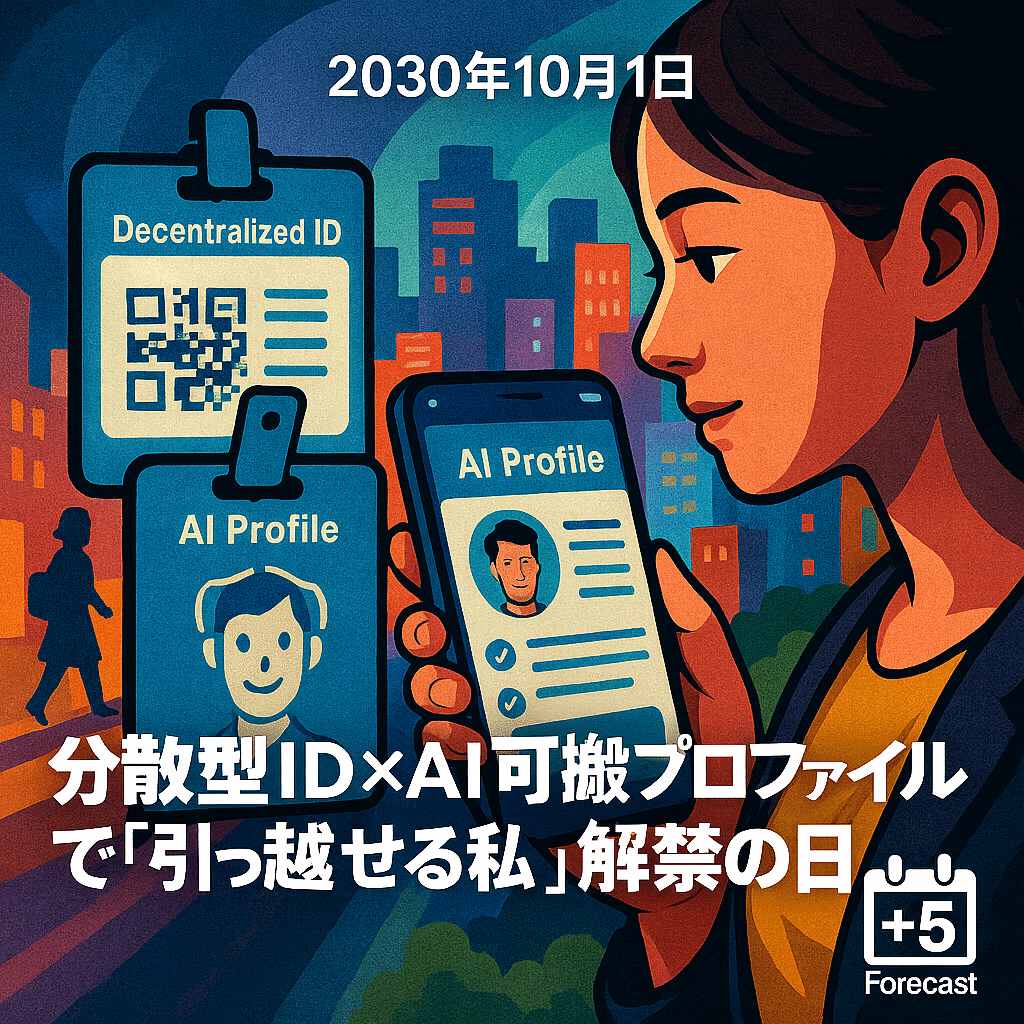 2030年10月1日｜分散型ID×AI可搬プロファイルで「引っ越せる私