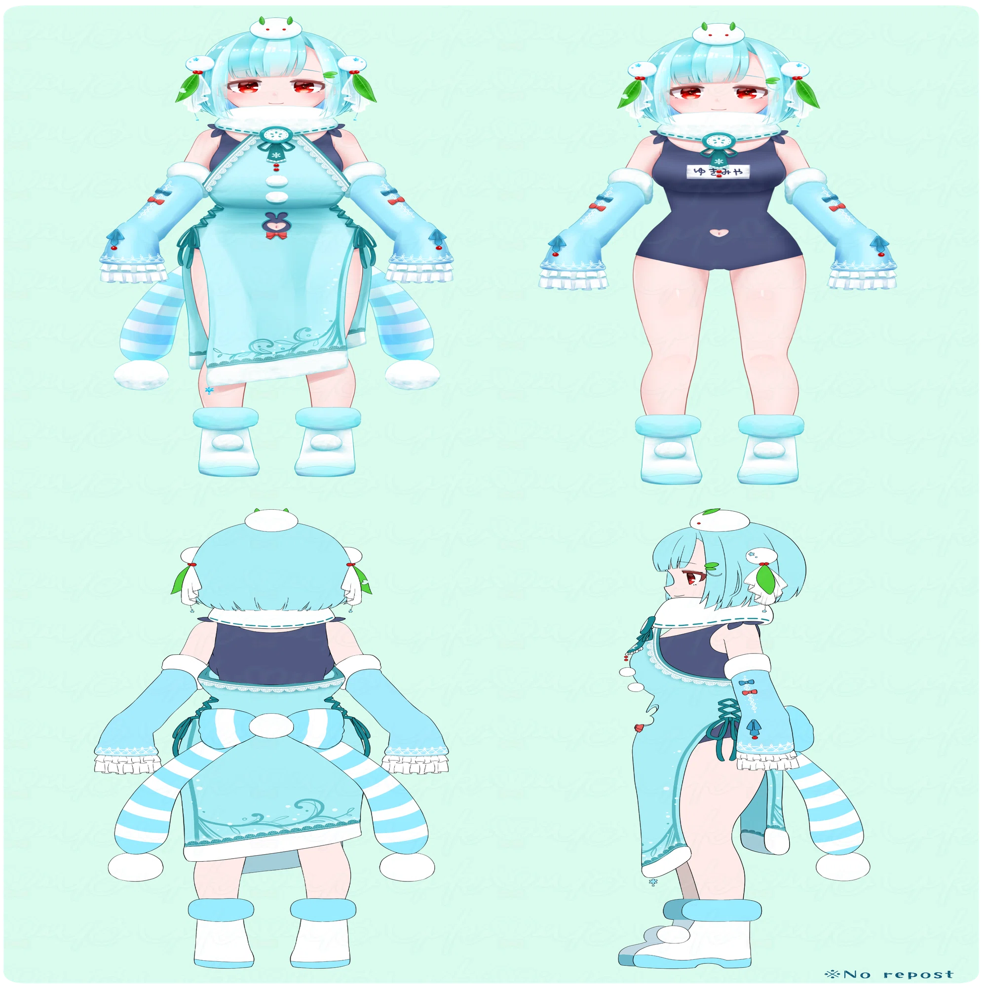 ゆきみや キャラクターデザイン画集｜ゆきみやうさぎ⛄💤