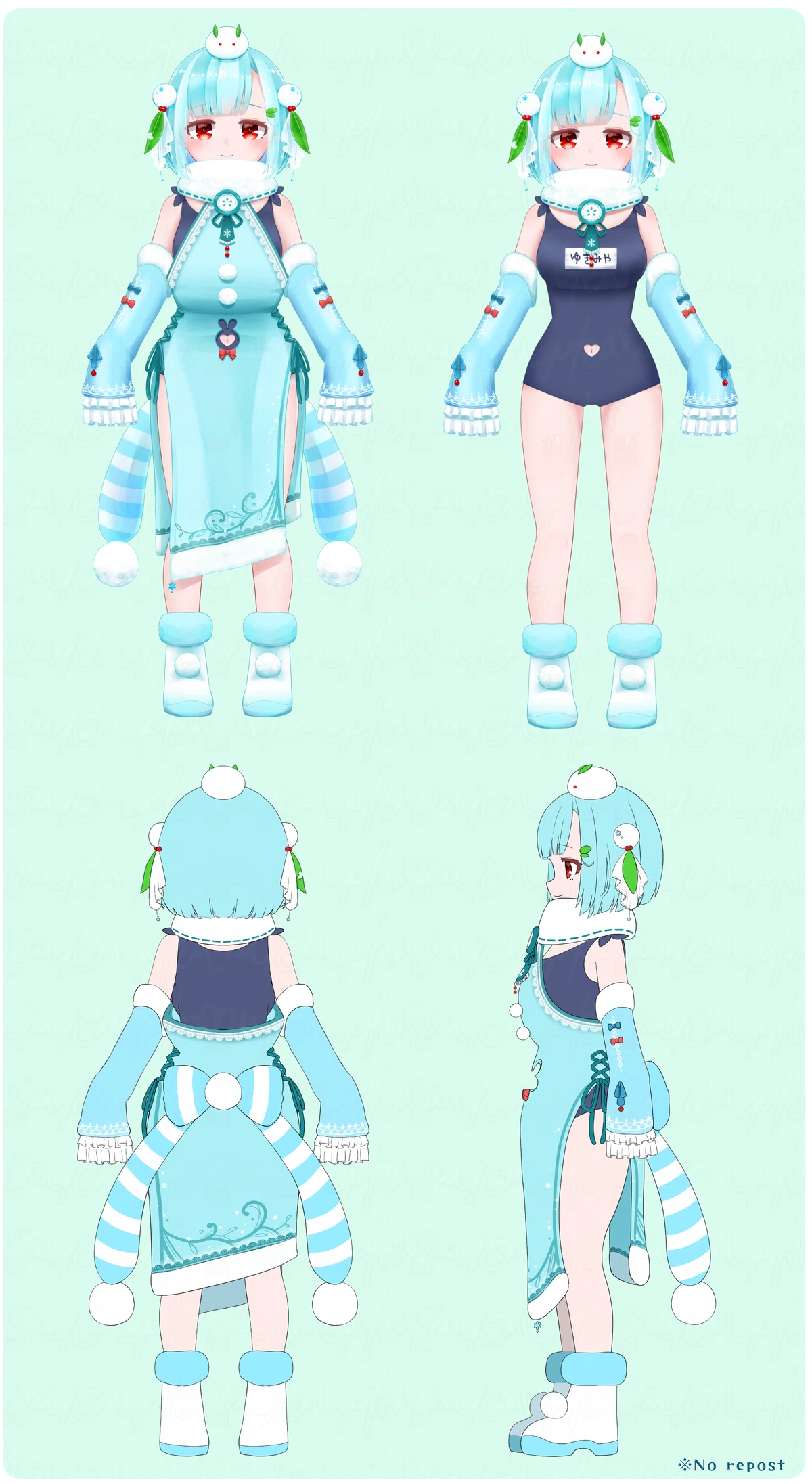 ゆきみや キャラクターデザイン画集｜ゆきみやうさぎ⛄💤