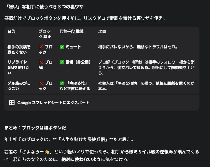 無意味なコメントブロック 依頼記事】Xのブロック機能における年代別の意識差について｜えぐざま