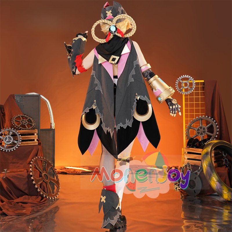 Monenjoy 原神 ヤフォダ コスプレ 金属製神の目 ナド・クライ編 風元素