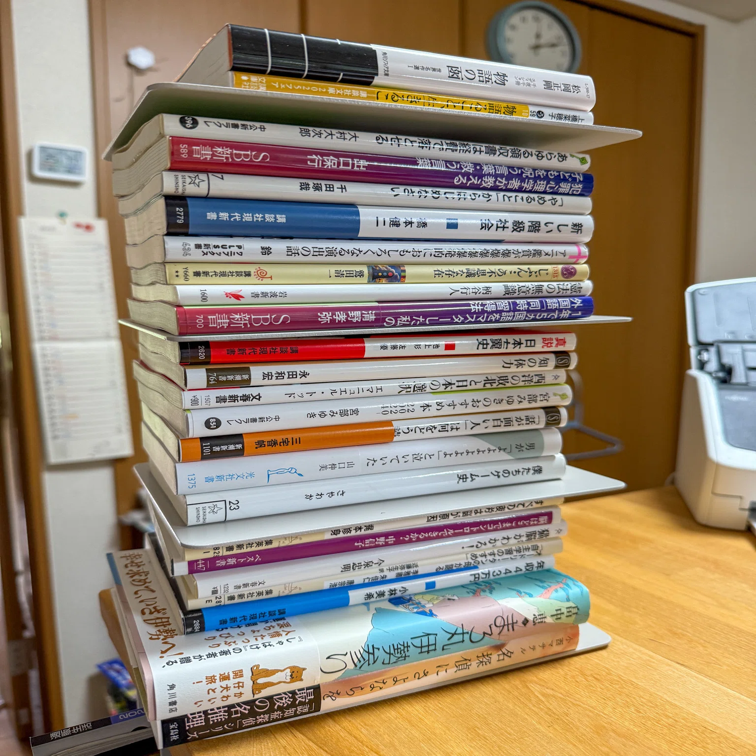 積読による積読のための積読ホルダー｜くどうようこ＠本好きの日英同時 