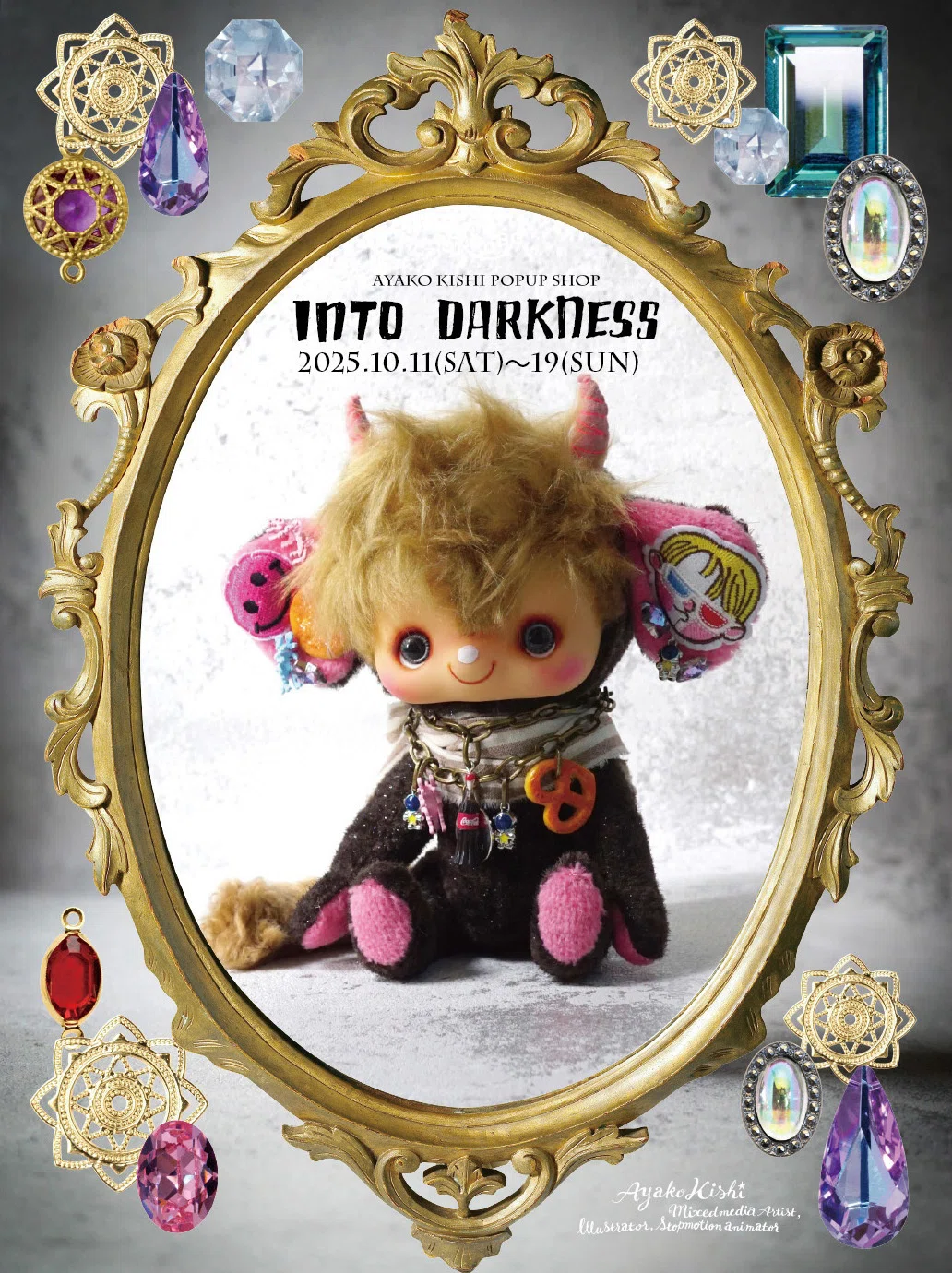 INTO DARKNESS きしあやこPOPUP作品紹介！｜STUDIO A.CRAFT きしあやこ