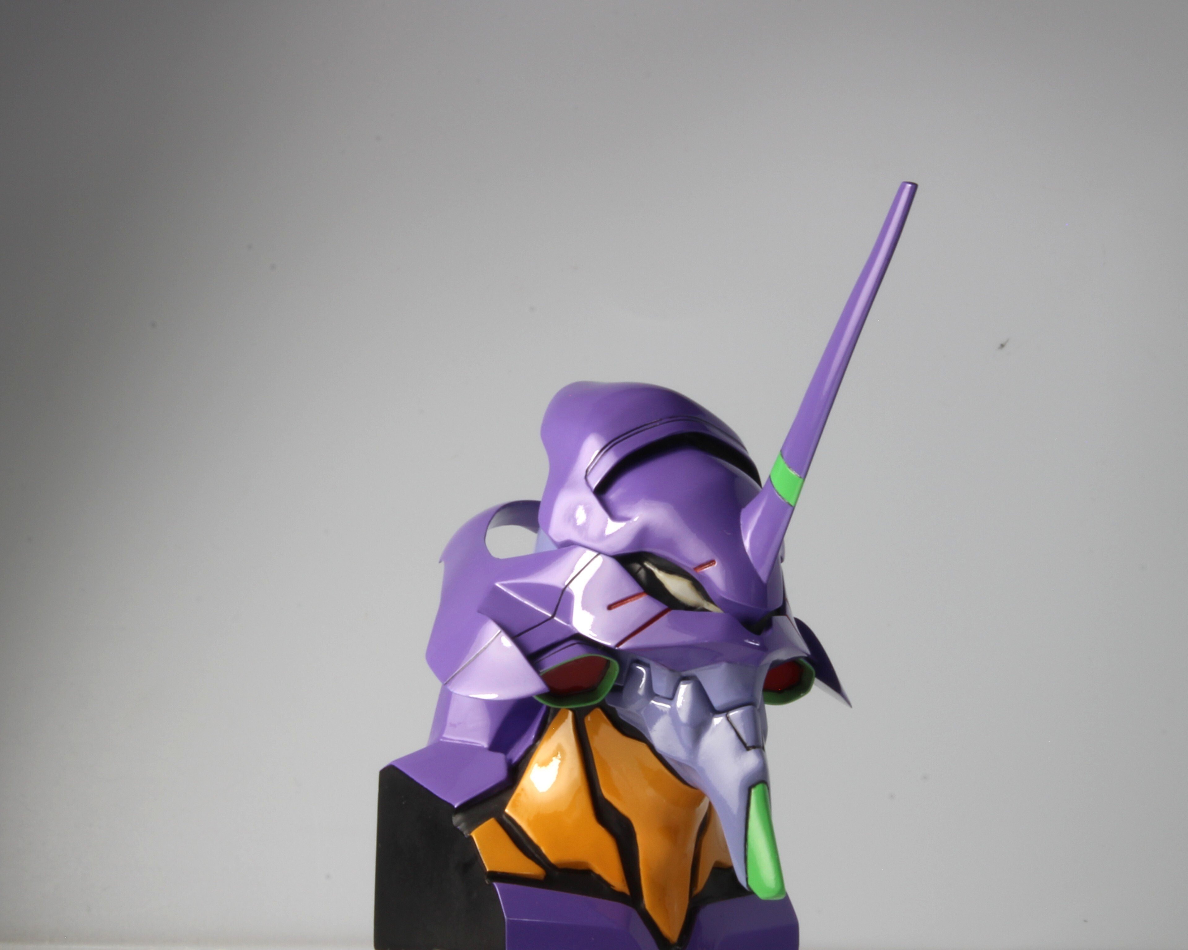 公式作画参考用模型エヴァンゲリオン初号機頭部モデル（アーティストフィニッシュ） 作画参考用模型「エヴァンゲリオン初号機 頭部モデル」が、原型