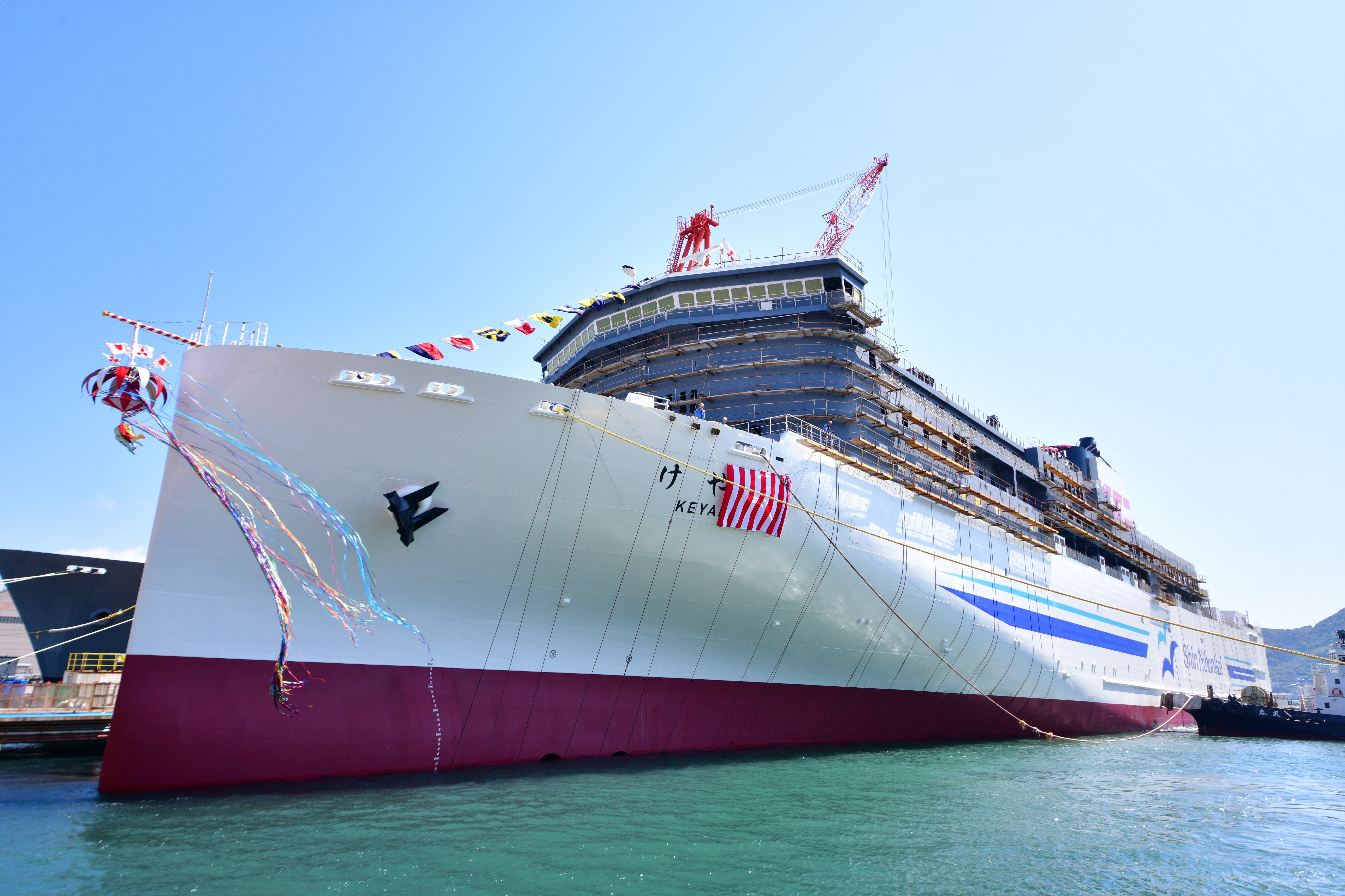 進水】新日本海フェリー「けやき」｜ユキカゼ（深水千翔）