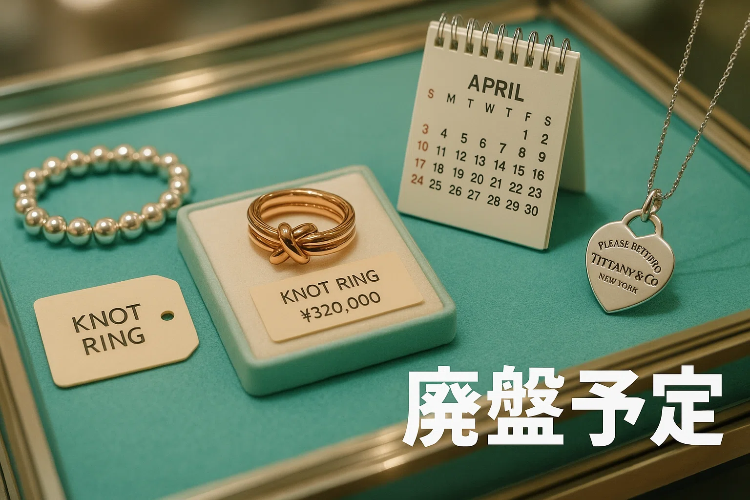 ティファニー 廃盤予定 2025｜定番リング・ネックレス・ブレスレットの