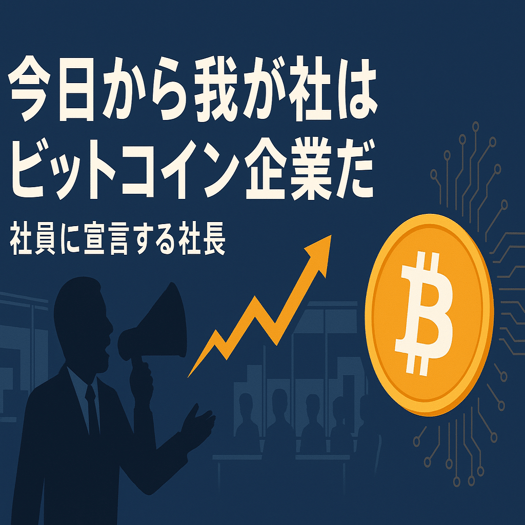 あなたはどうだろう？『今日から我が社はビットコイン企業だ』と言われたら。」【10月1日  仮想通貨/Web3ニュースTOP3🏅】｜暗号資産・Web3徒然草｜栃山 直樹