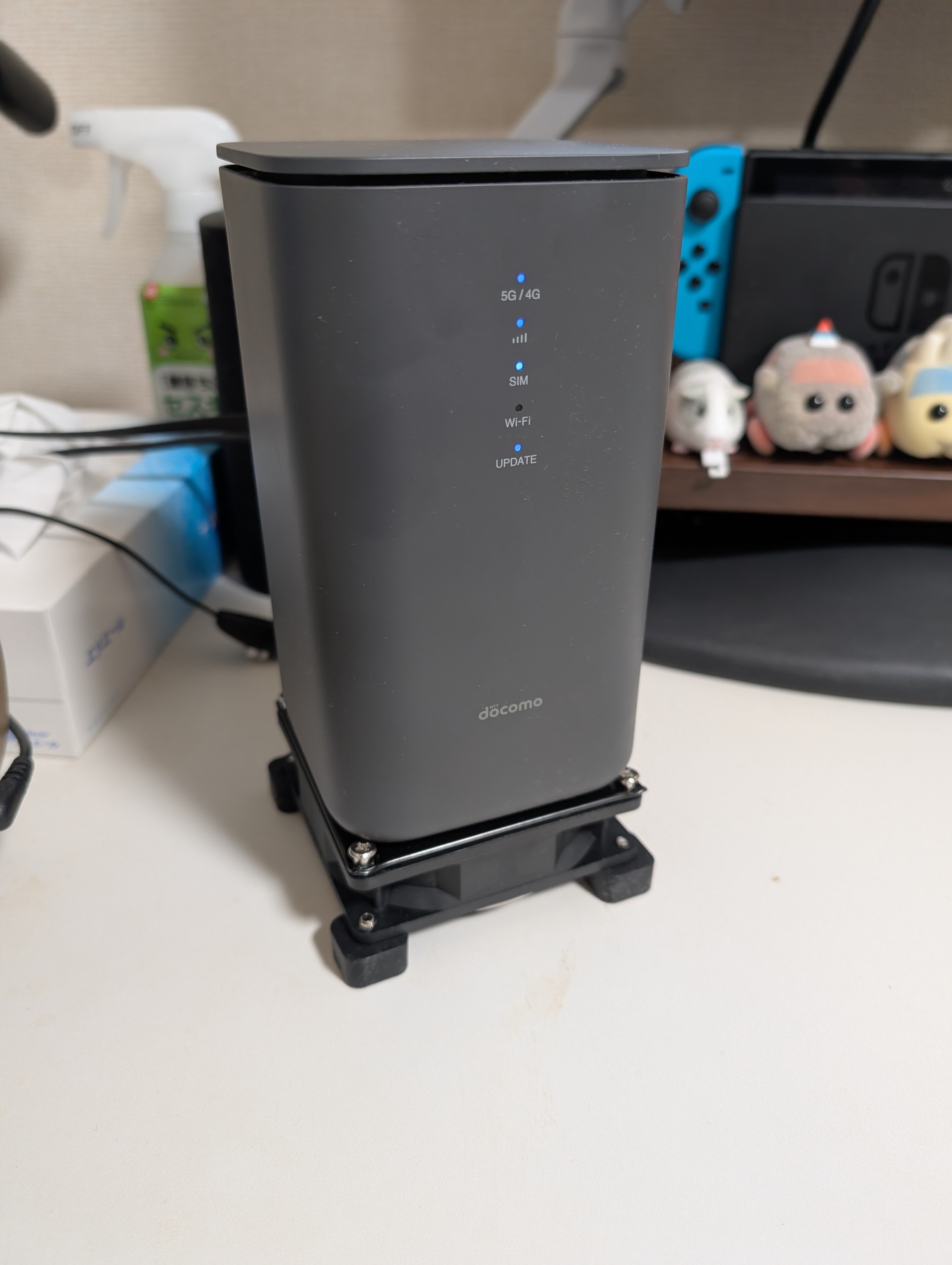 docomo HR02 冷却ファン付 home5G HR02 専用 空冷ファンアダプター 8cmファン付き｜Yahoo!フリマ